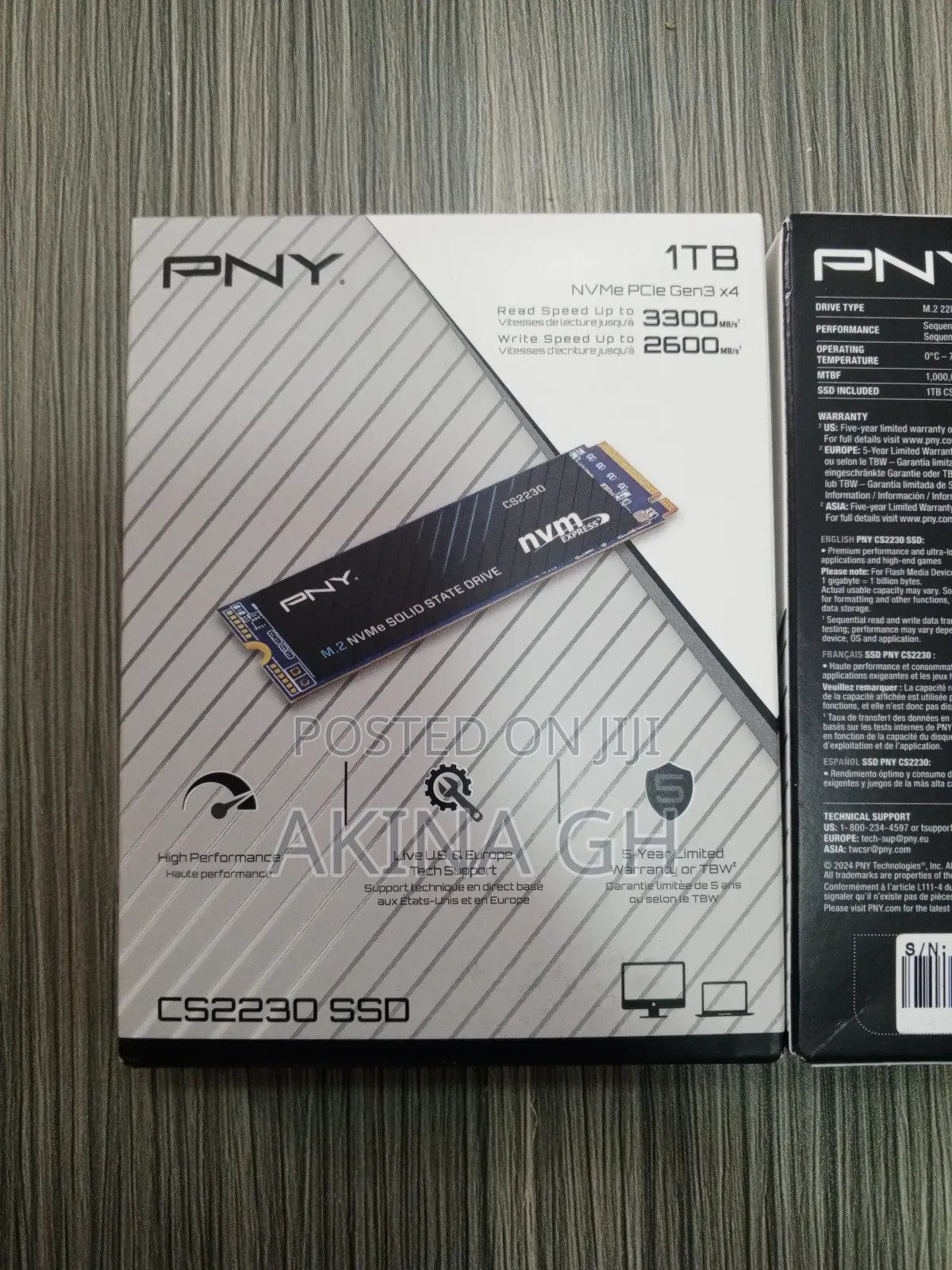 Pny Cs2230 1tb M.2 Nvme Internal Solid State Drive (Ssd)