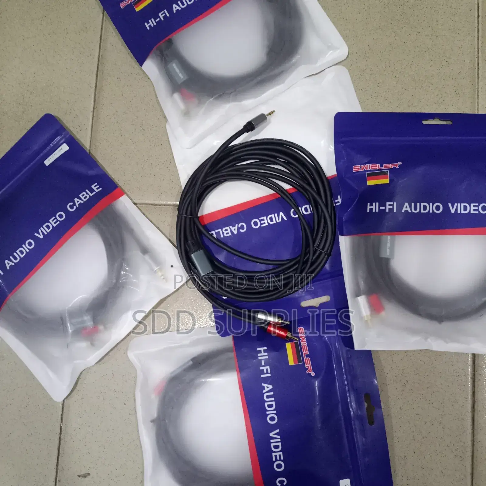 German Aux Audio Cable 5 Meters