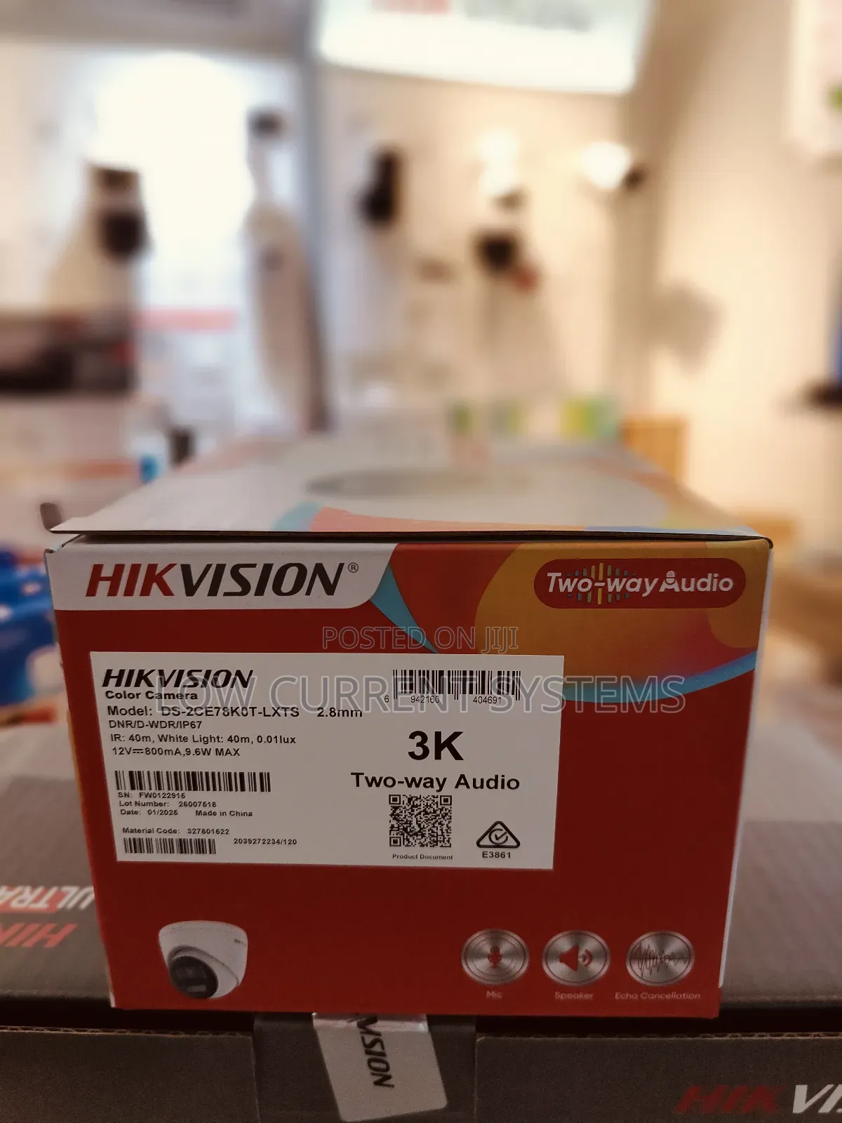 Hikvision 5mp Color Smart Hybrid Audio Analog Camera CCTV