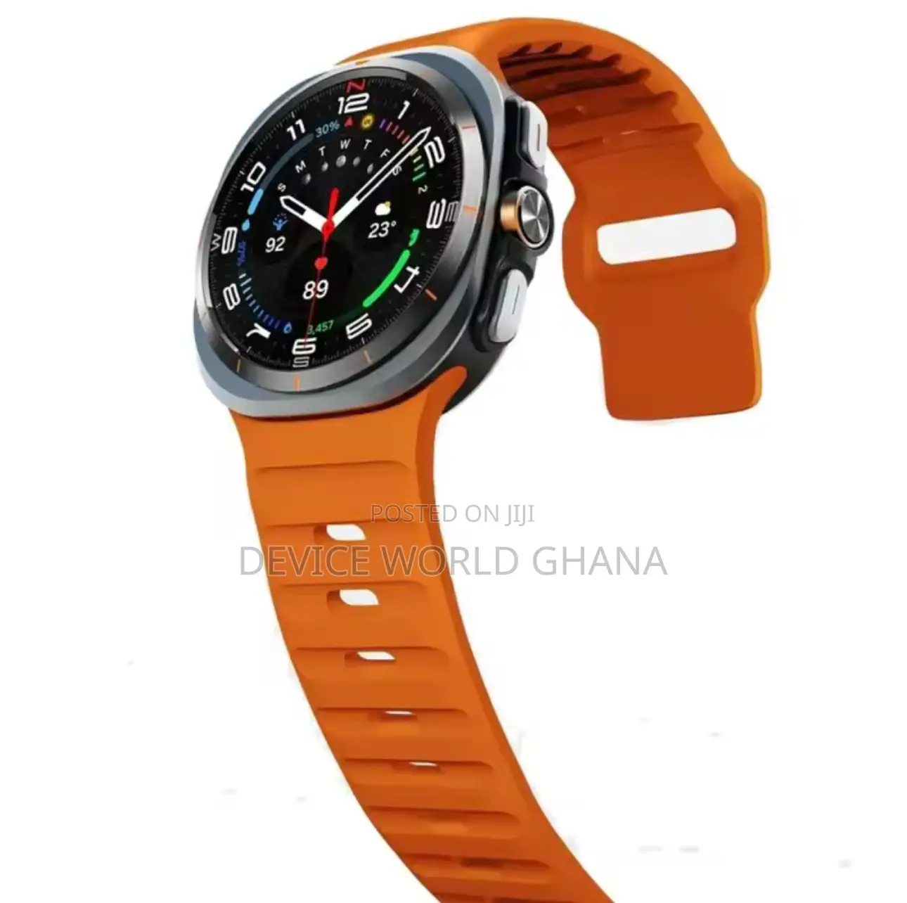 Diamond Silicone Strap for Samsung Watch 7 Ultra 47mm