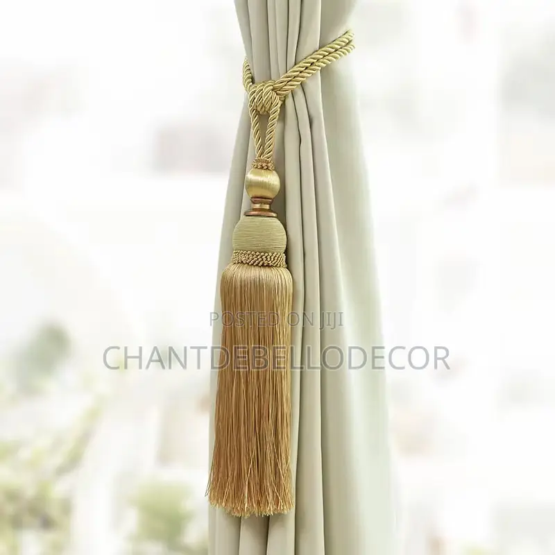 Quality Curtain Tiebacks With Tassels 120ghc for a Pair