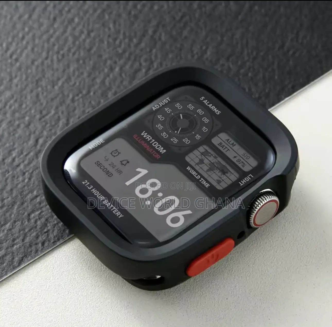 Silicone Bumper Case for Apple Watch Series 10 and 11(42m 46mm)