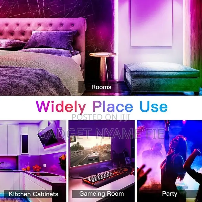 5 Meters Multicolor Led Strip Light With Remote Control