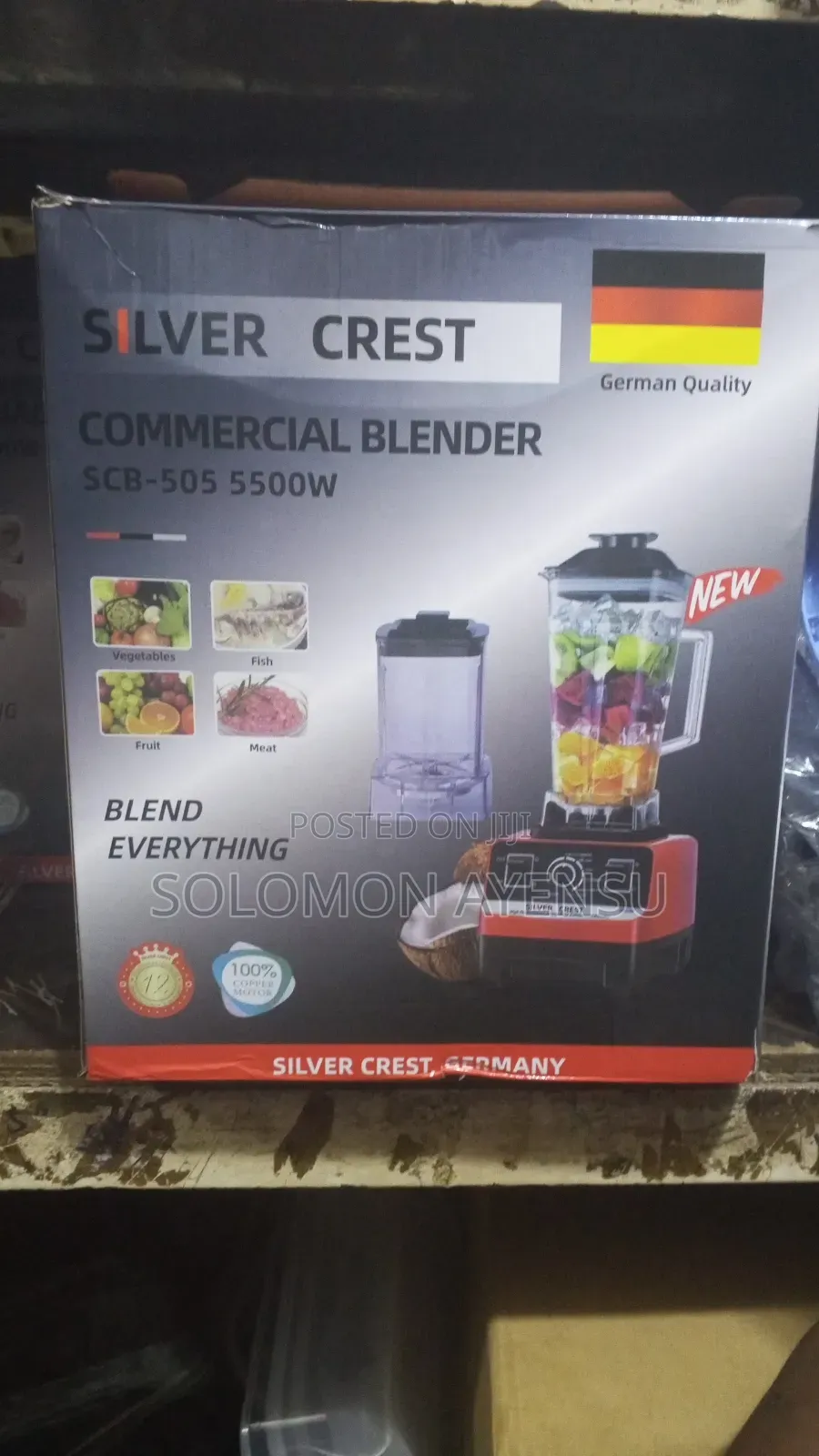 Silver Crest Commercial Blender