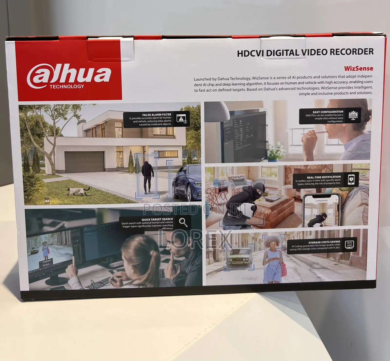 Dahua 8ch DVR /XVR 2mp/1080p Wizsense Xvr1b08-I