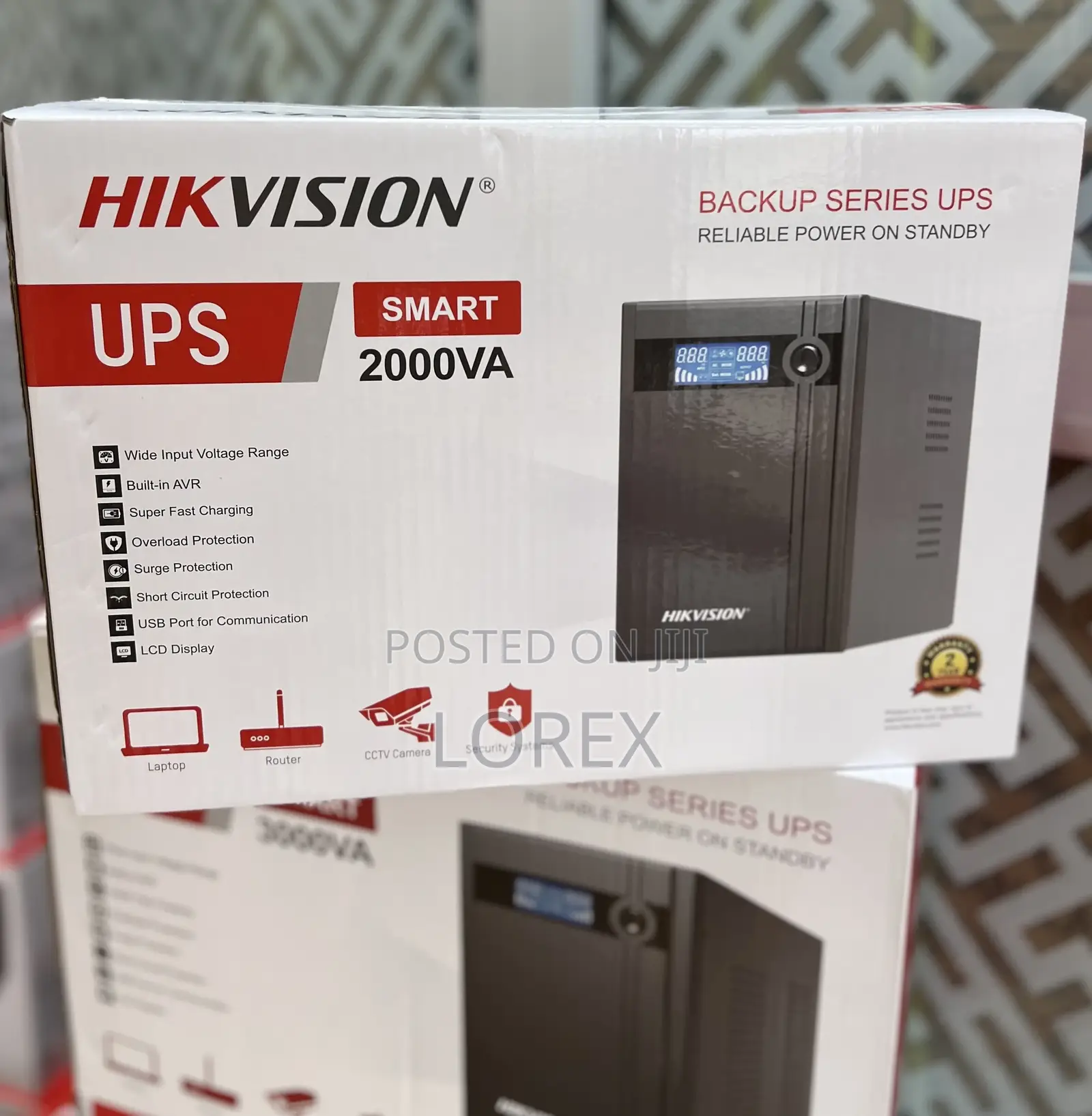 Hikvision 2000va Ups Built-in Avr