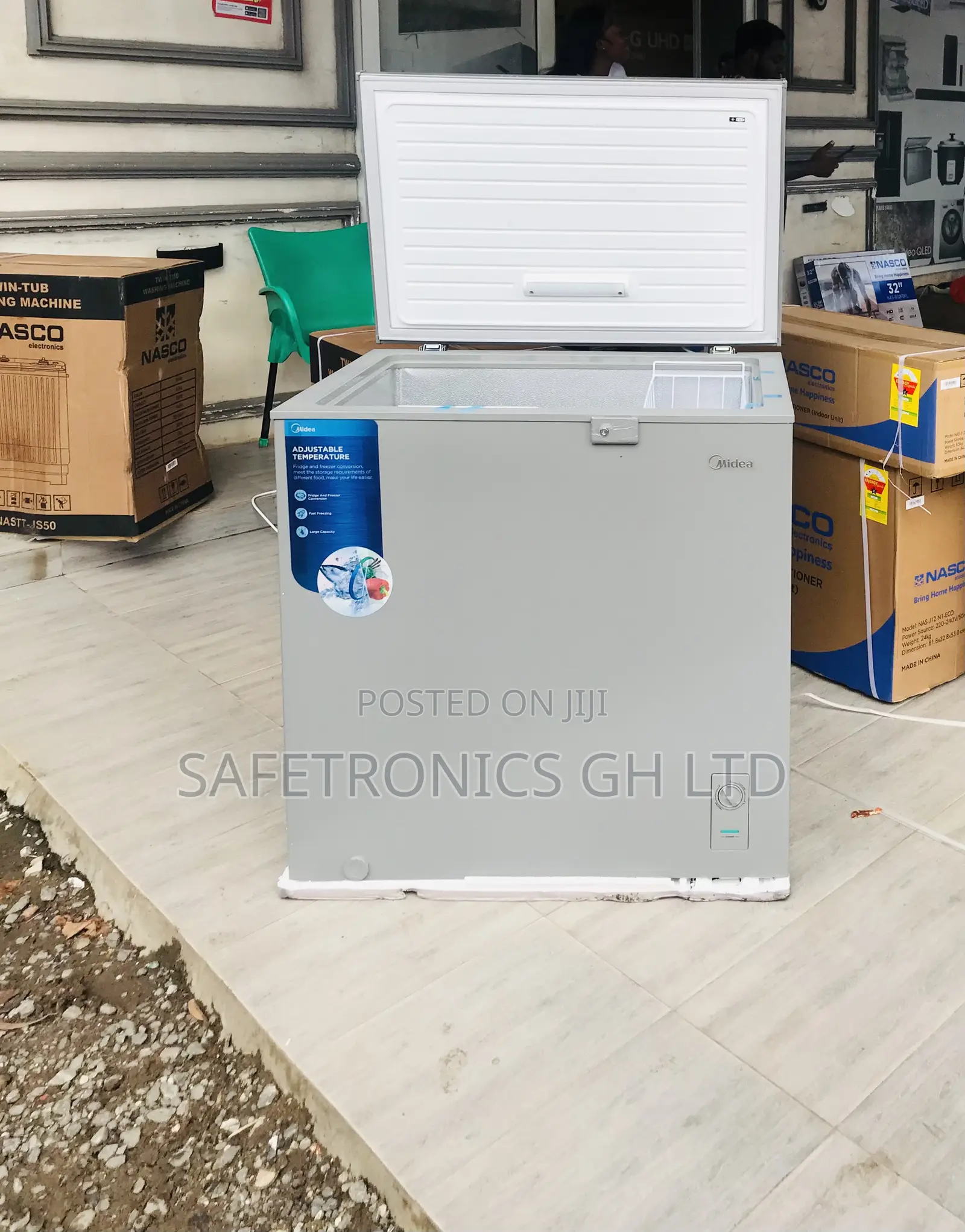 Genuine Smart Singledoor Grey Midea 200 Liters Freezer