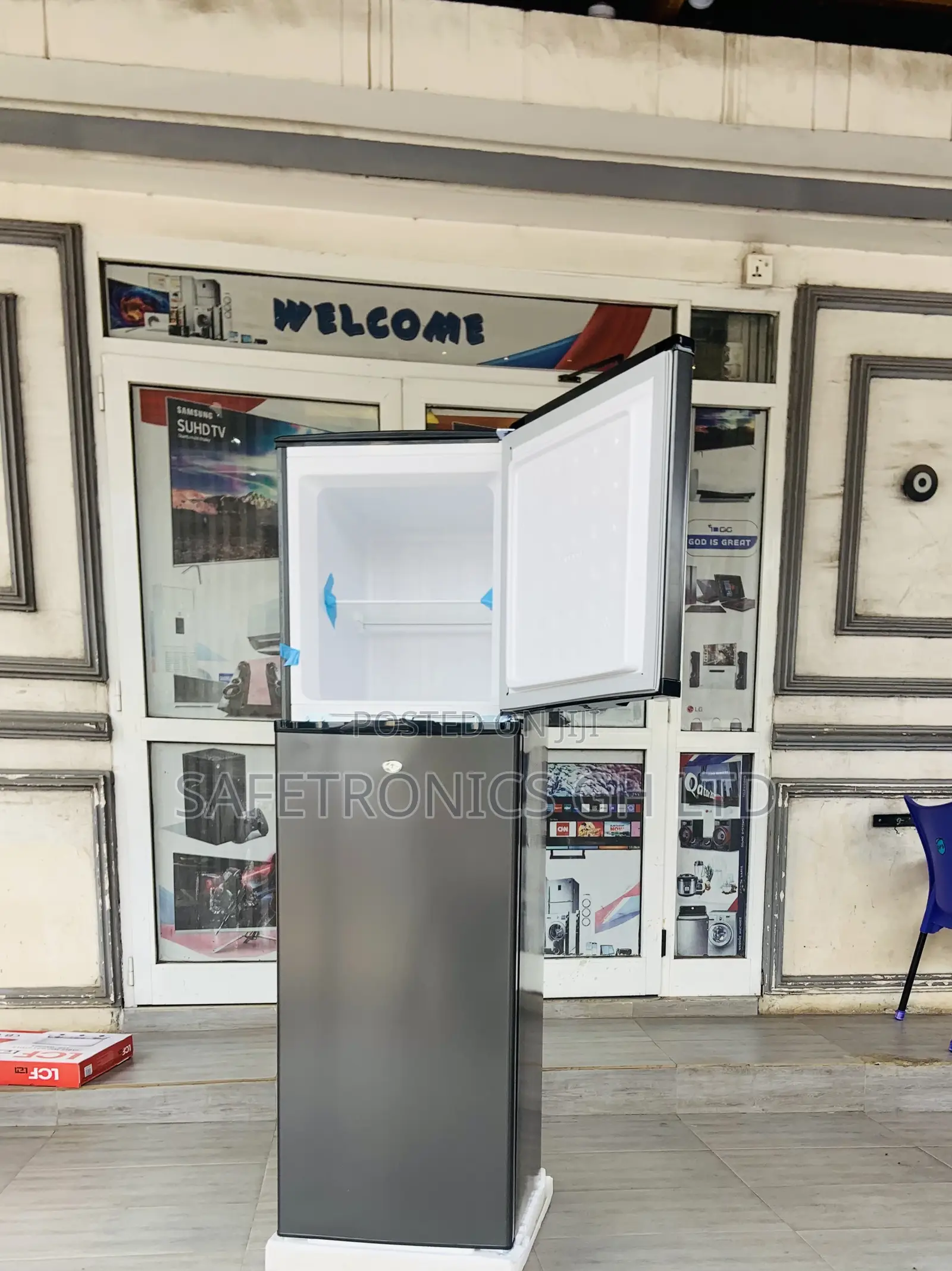 Pearl Smart Topfreezer 162l 2 Doors Grey Pf-262tix-1a Fridge