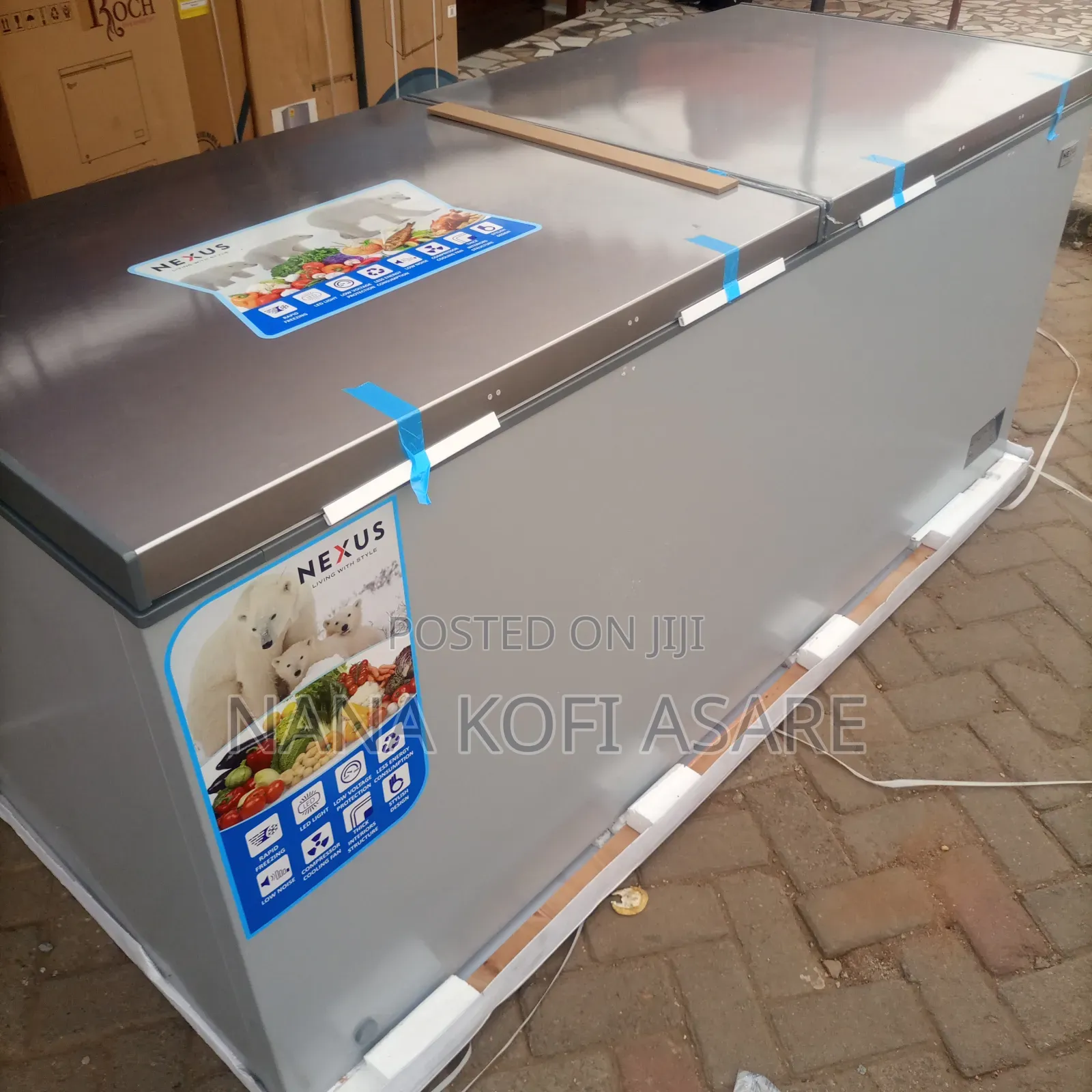 Nexus 710litres Chest Freezer Double Door