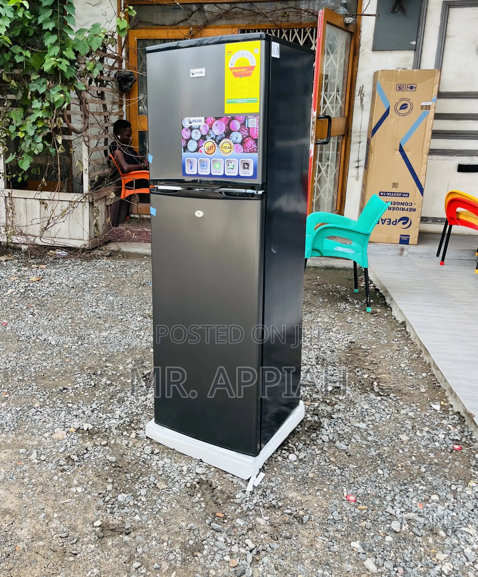 Shop Classic Pearl Pf-262tix-1 a 2 Door Electric Fridge.