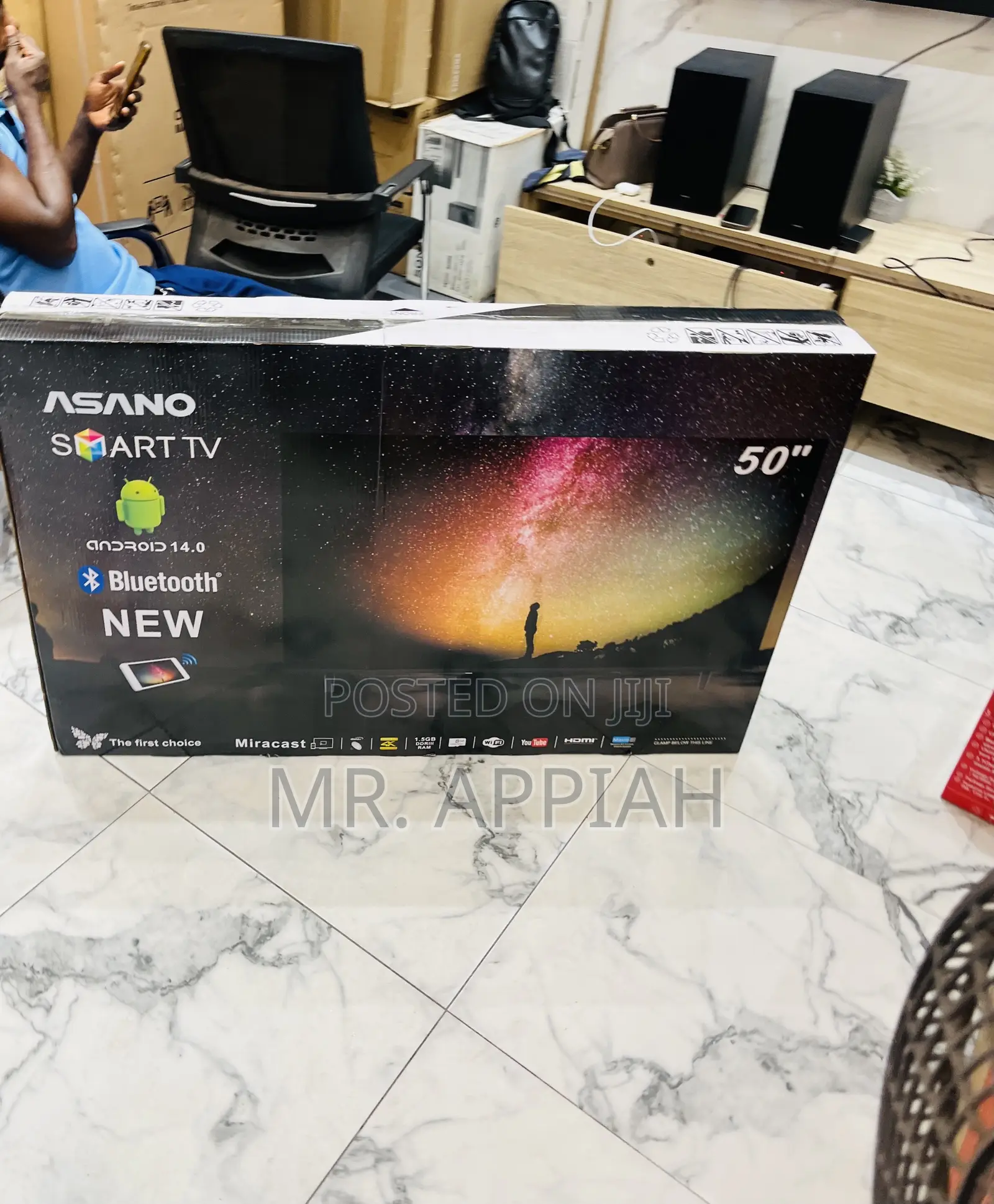 Well Built Asano 50 Inch Uhd Smart Screen Tv(Black)2025.