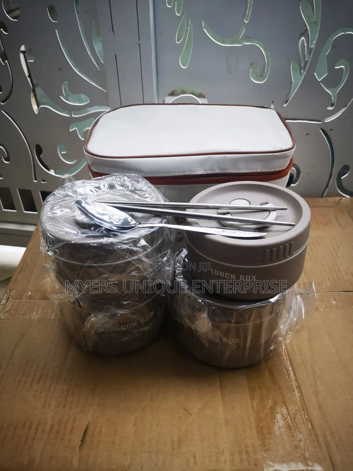 Insulated Food Container Set With Lunch Bag
