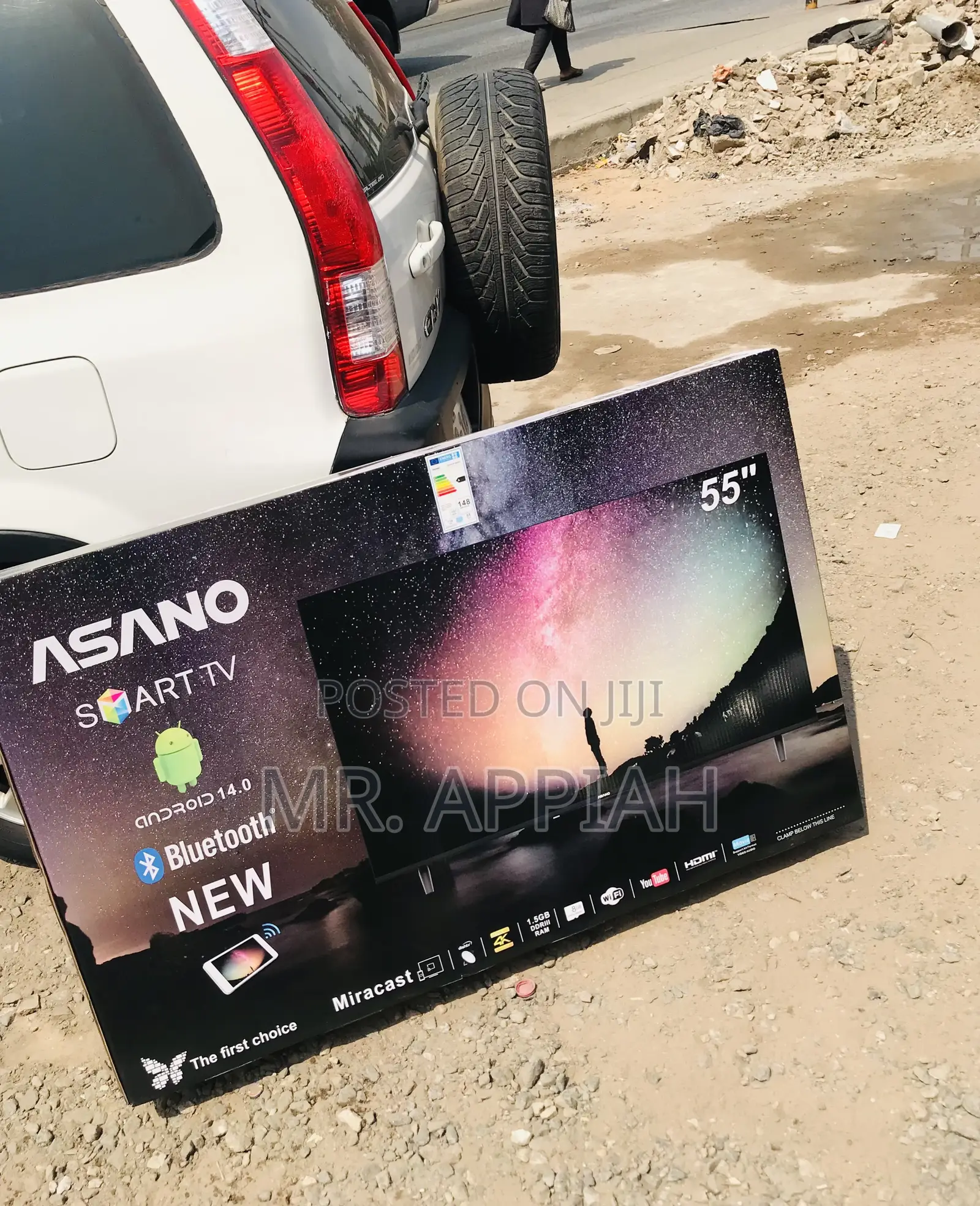 Top Choice Asano 55 Inch Uhd Smart Tv(2025 Model)
