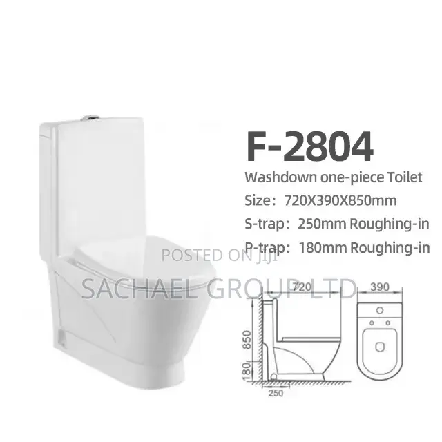 One Piece Water Closet