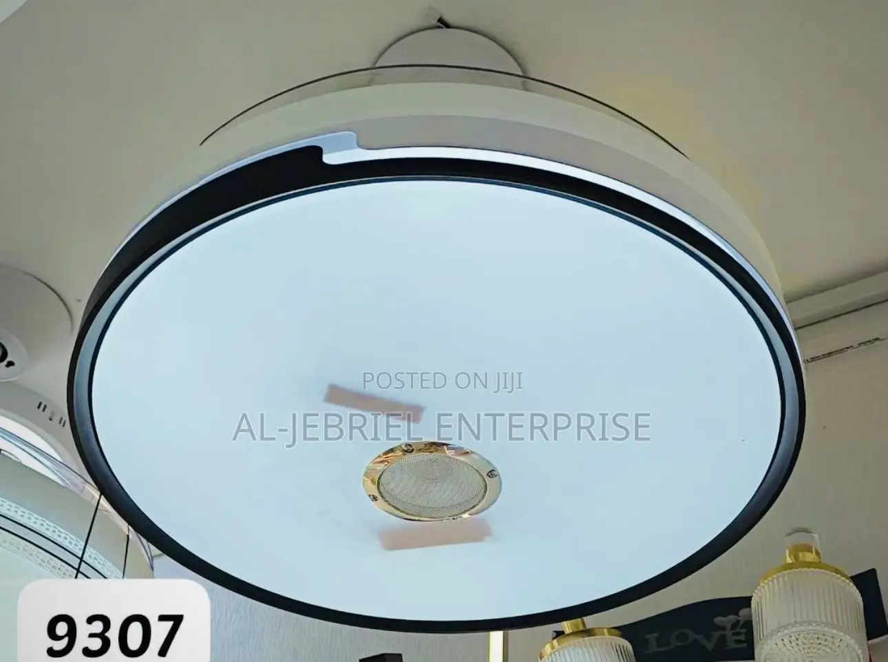 Ceiling Fan Hidden Blade , Light + Speaker