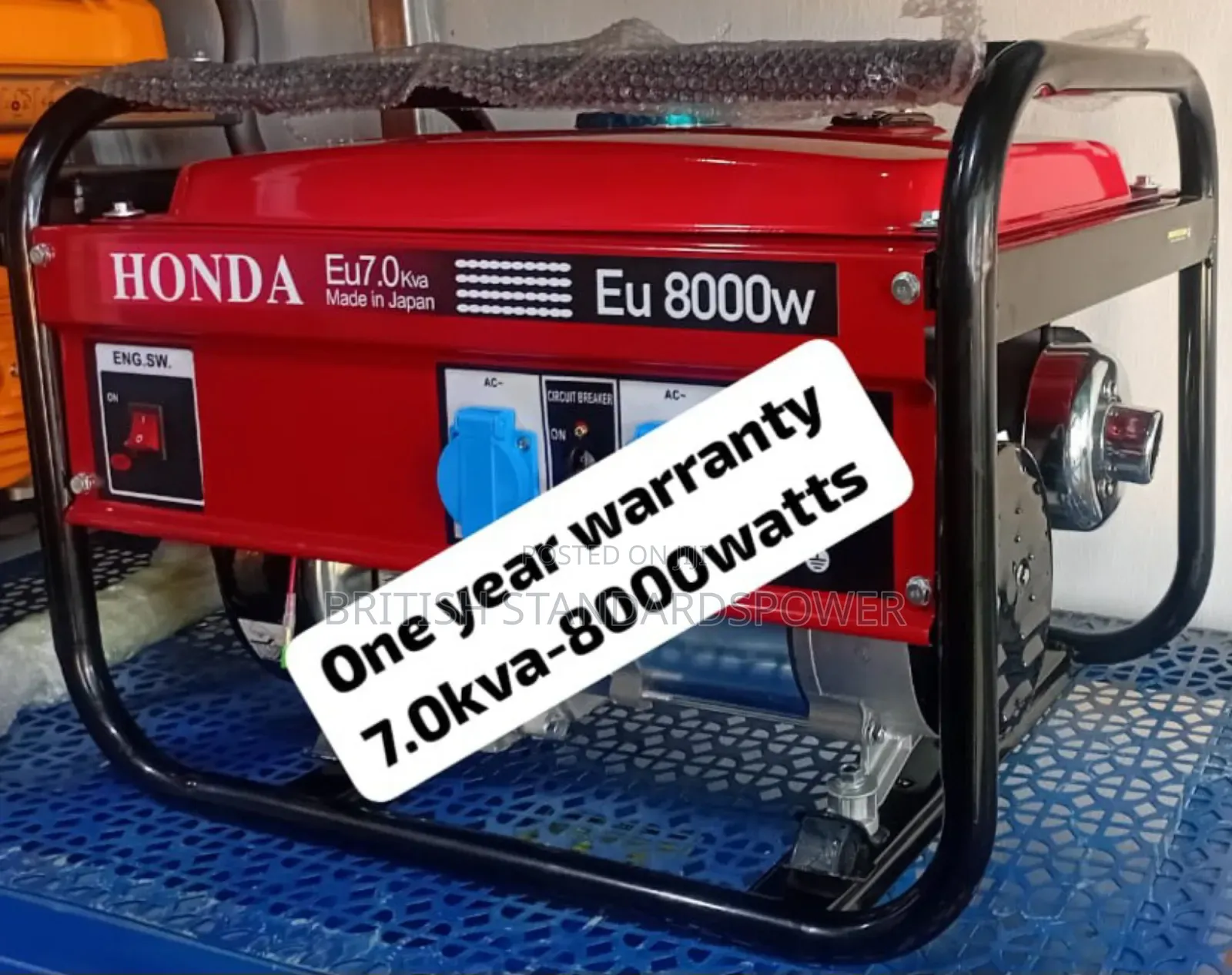 Fail Safe System 7.0kva Petrol Generator
