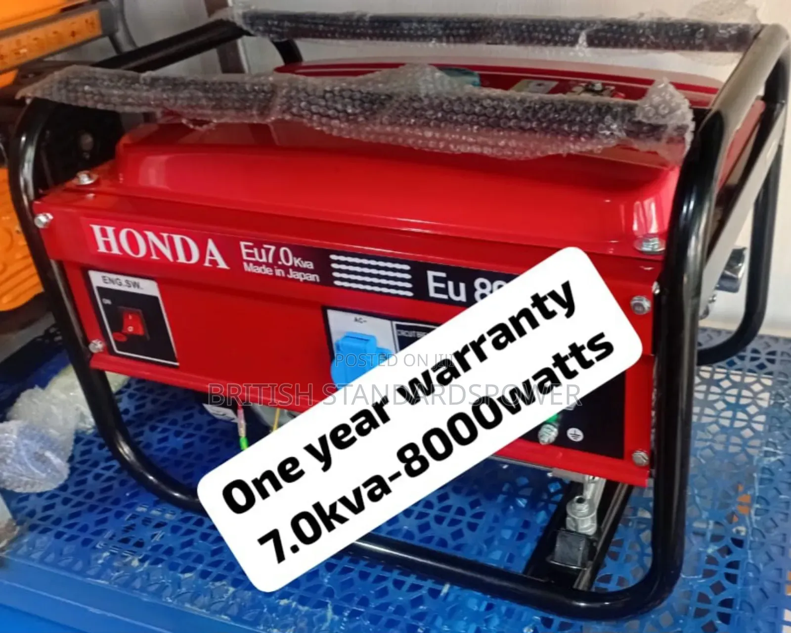 High Grade Power 7.0kva Petrol Generator