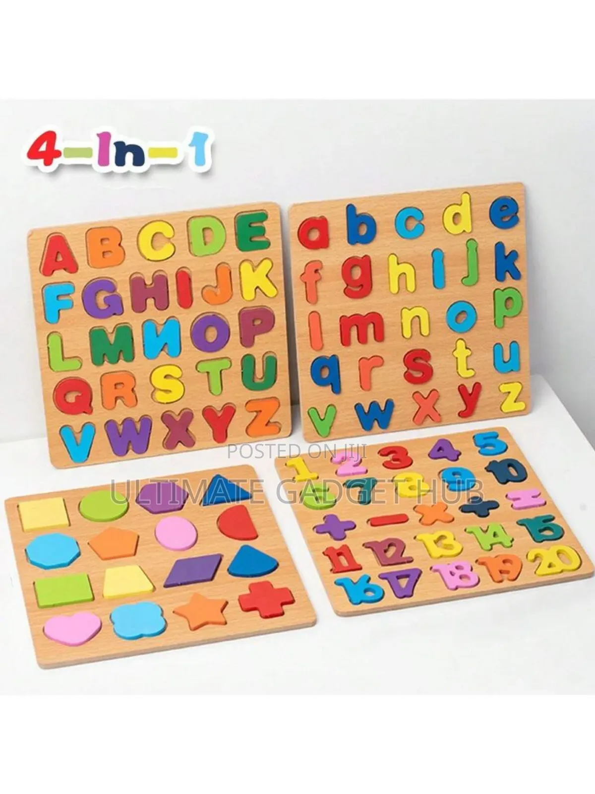 Four Set Wooden Board