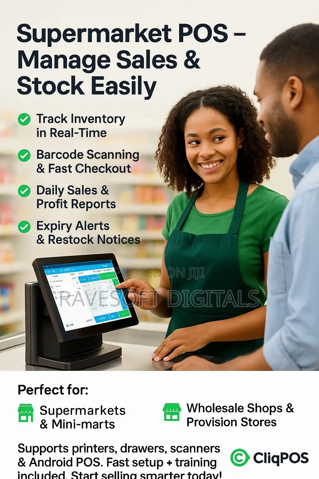 Supermarket Pos – Manage Sales Stock Easily