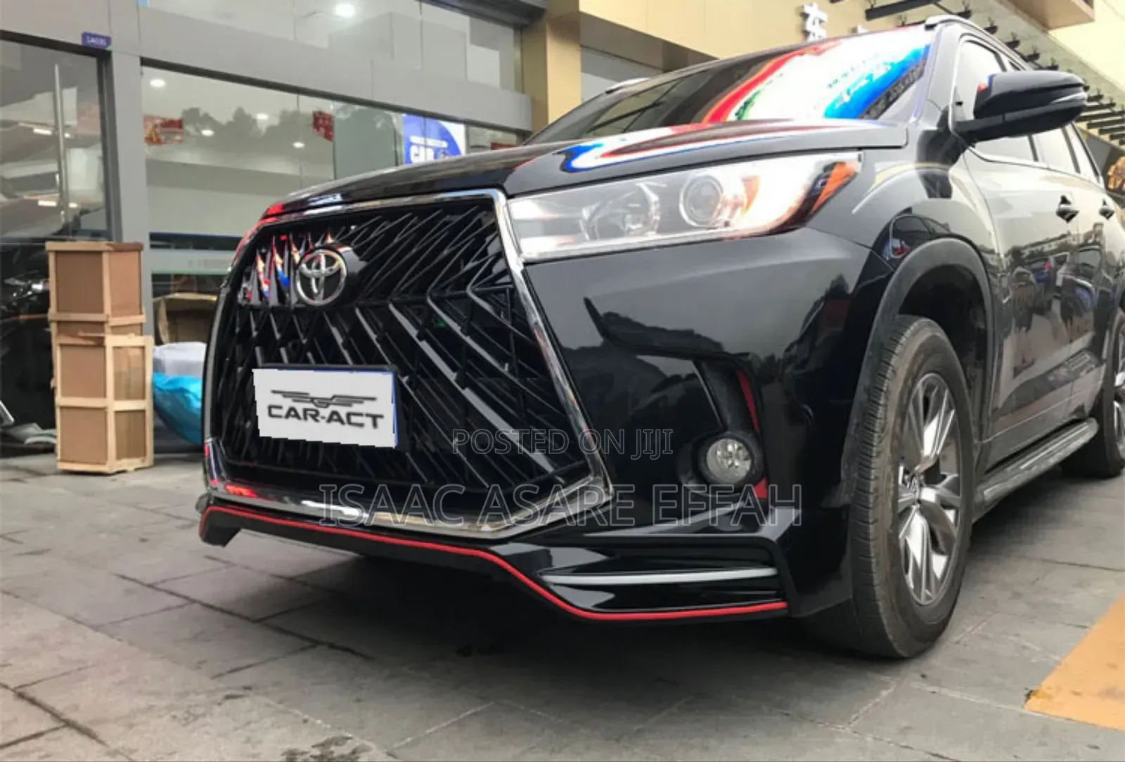 2013 Toyota Highlander Modified Bumper.
