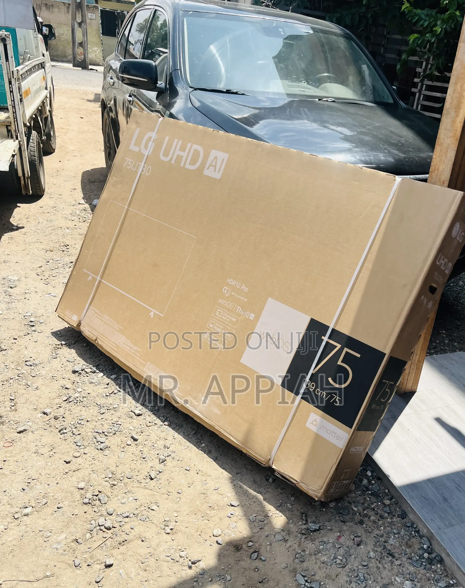 Well Design Lg 75ut80 75” Uhd Smart Tv(2024)Model.