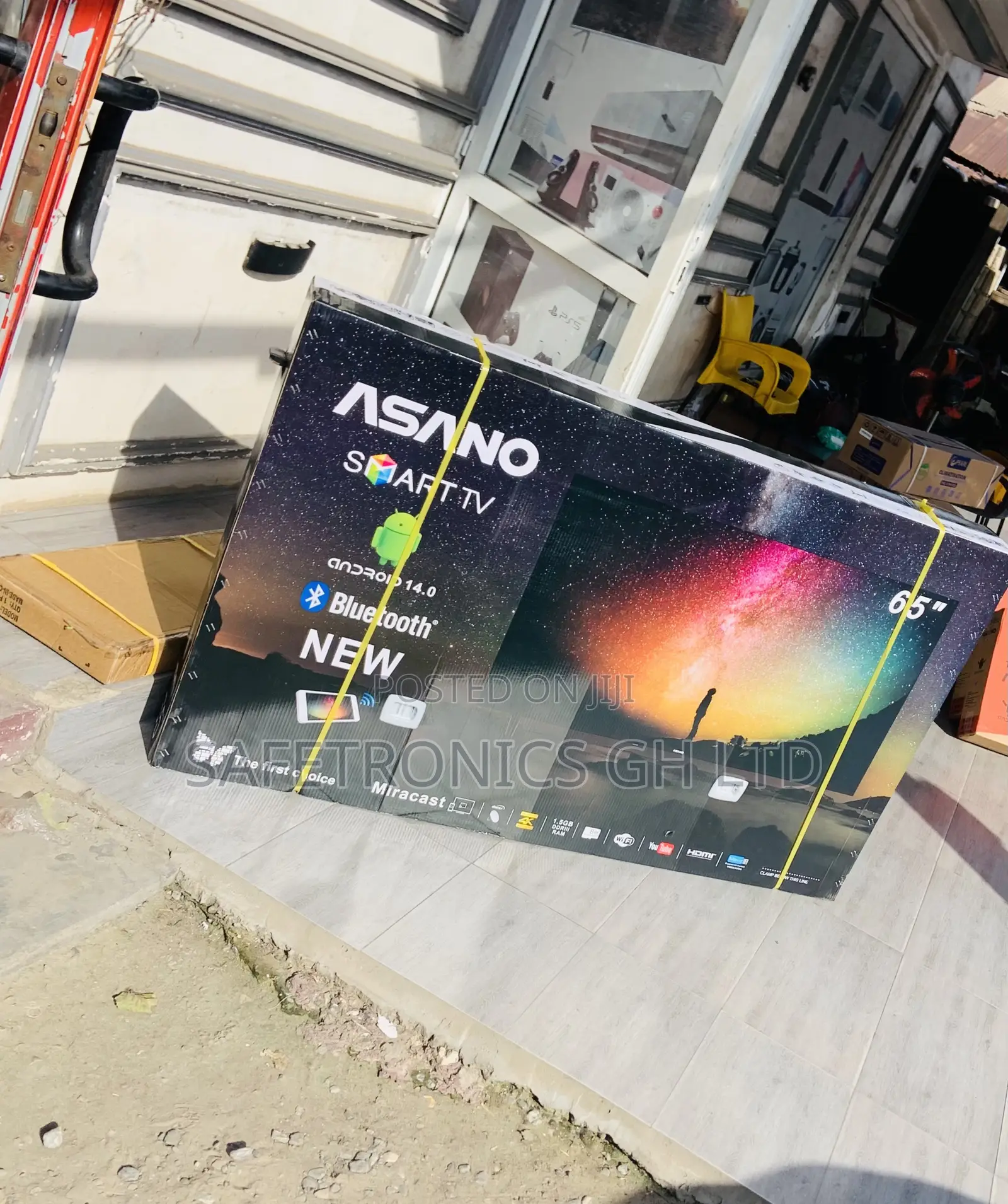 65 Inch Crystal Android Led Smart Asano Ultra 2025 Tv