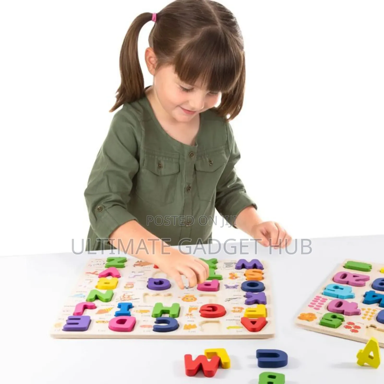 Wooden Alphabet Number Puzzle