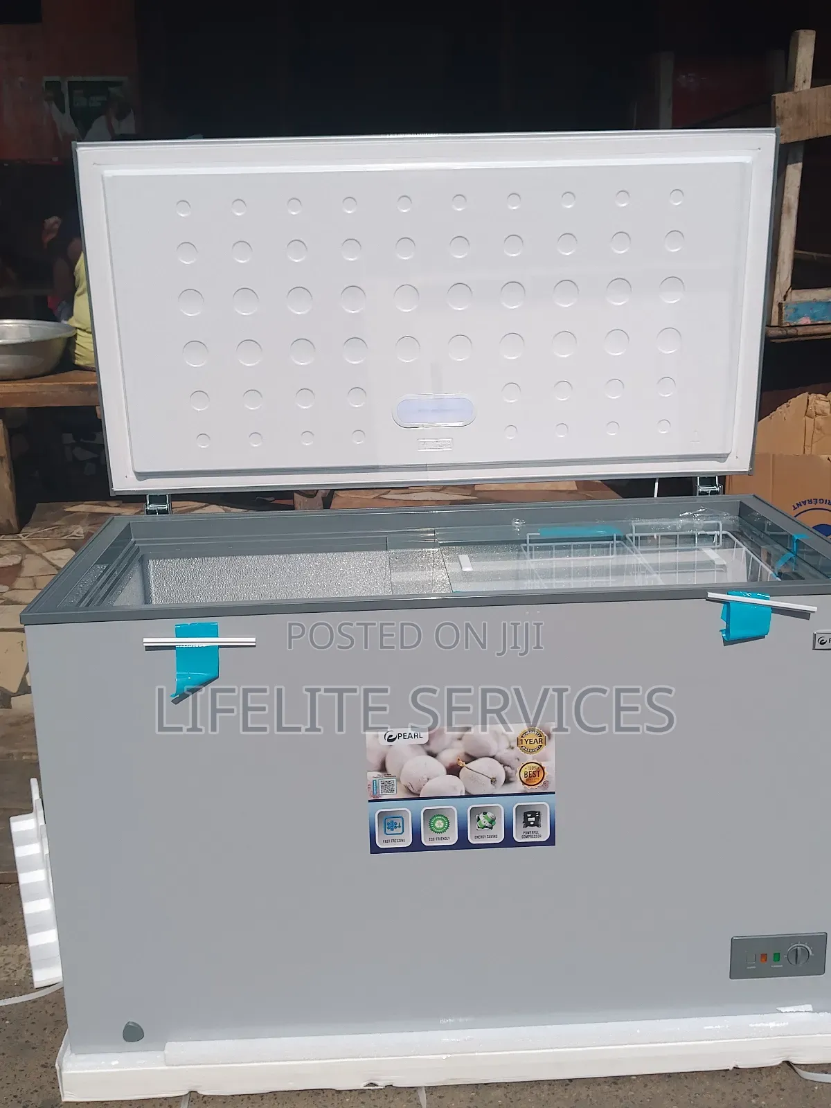 380 Litres Freezer With Sliding Glass Door