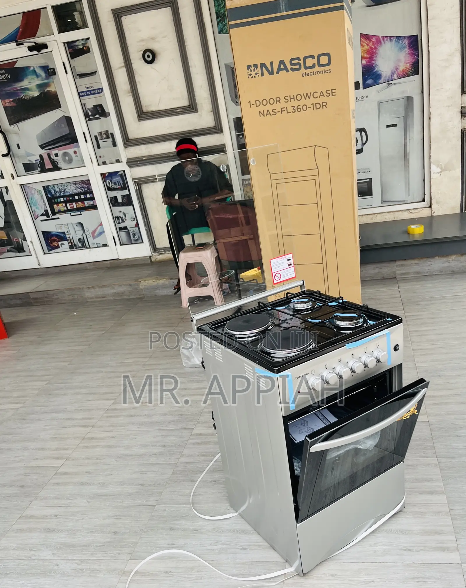 Awesome Volcano Gas Oven 2 + 2 Burner(Gray).