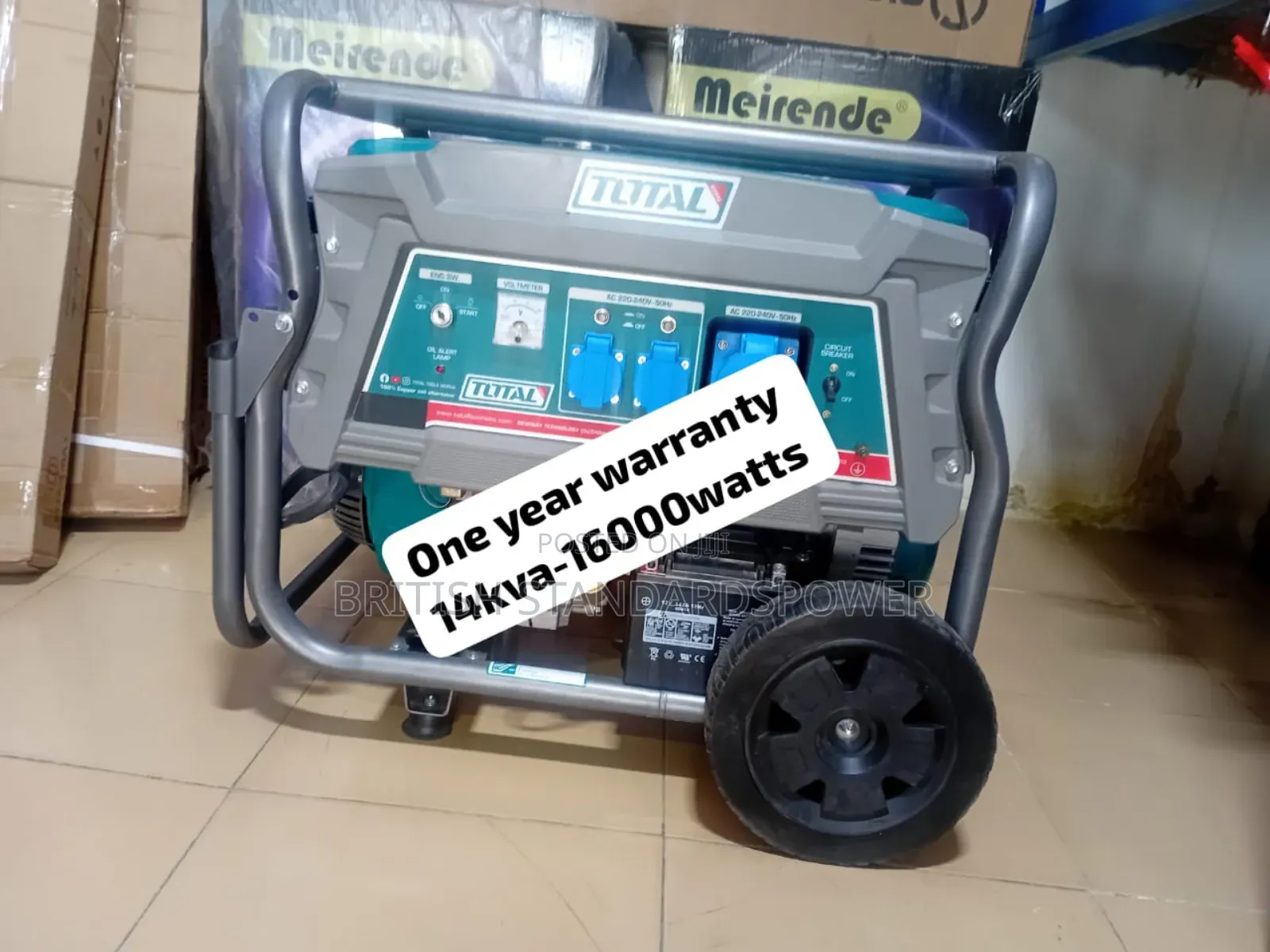 Power Conditioning 14kva Petrol Generator