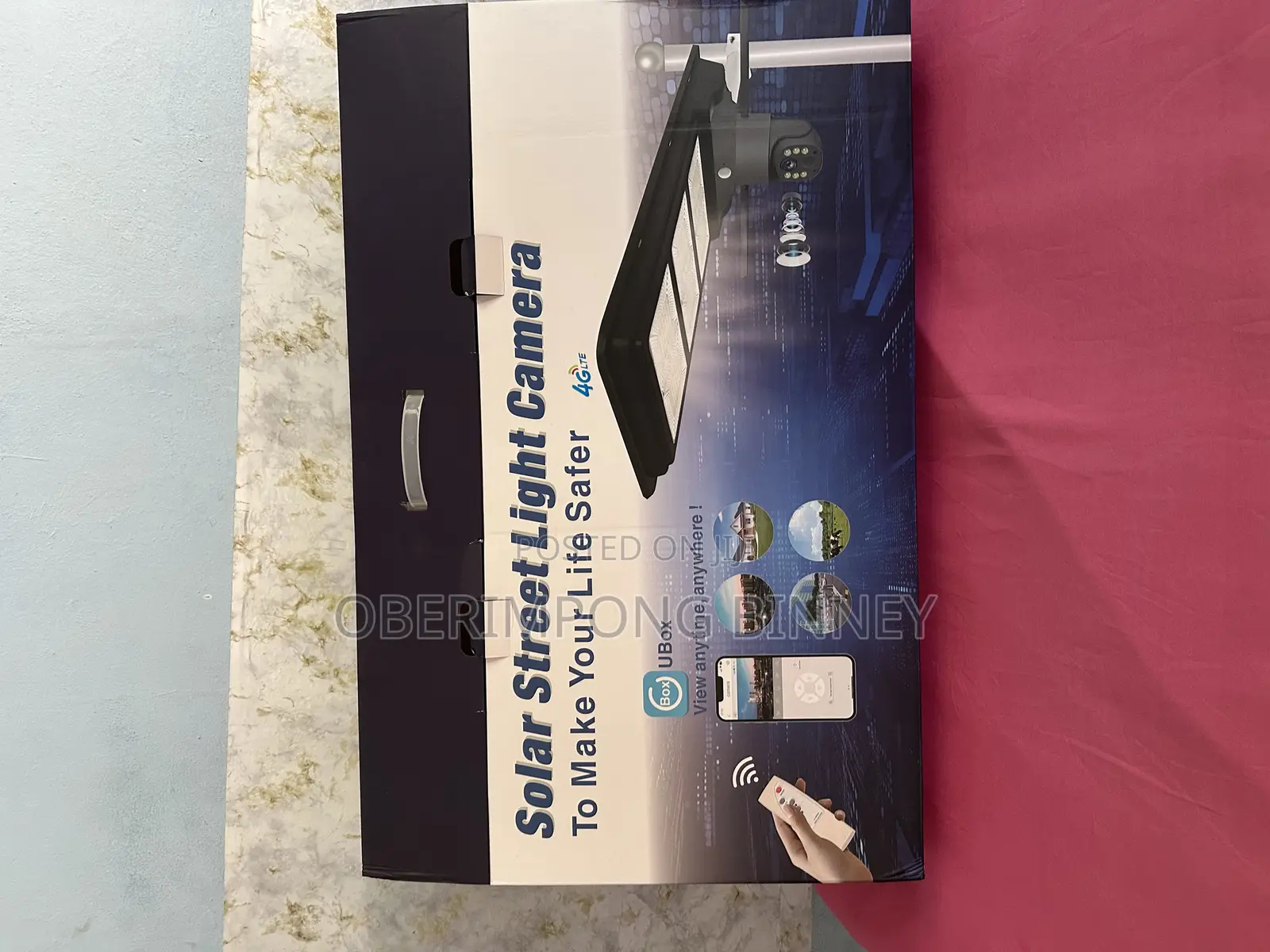 4g Solar Light With Camera Ubox 4g Sim Universal
