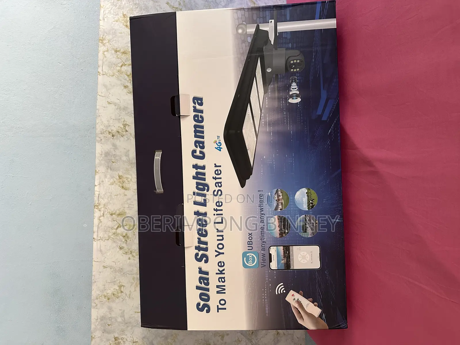 4g Solar Light With Camera Ubox 4g Sim Universal