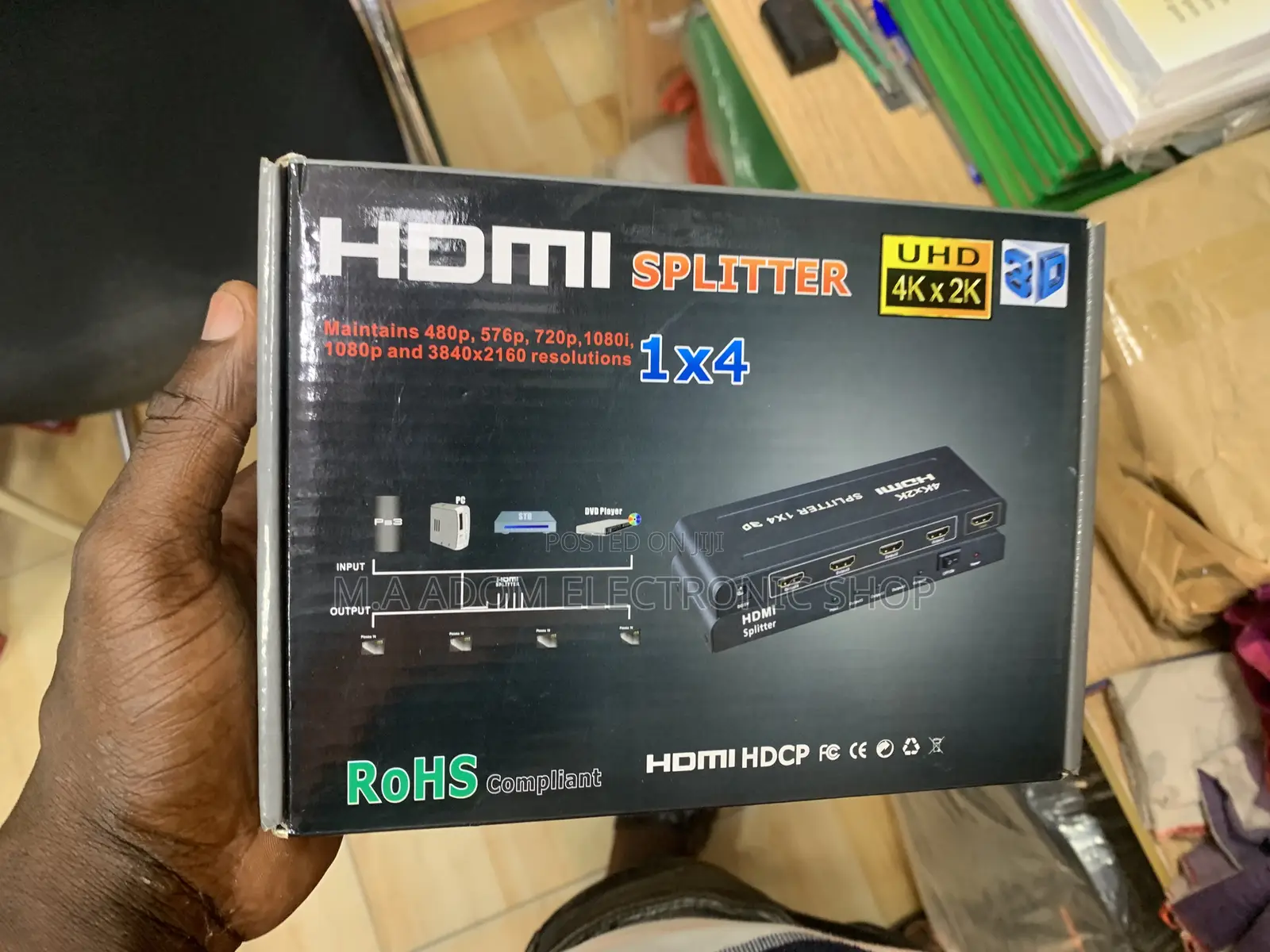 4 Ports Hdmi Splitter