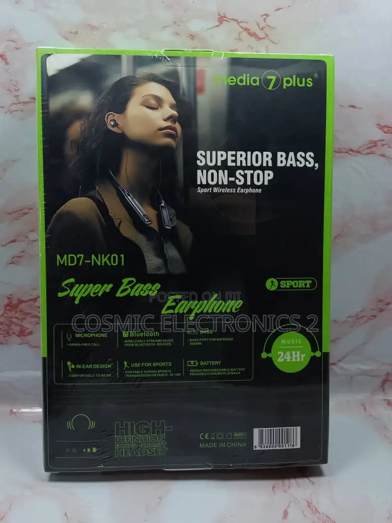 Media 7 Plus Neckband – Model MDK-Nk01