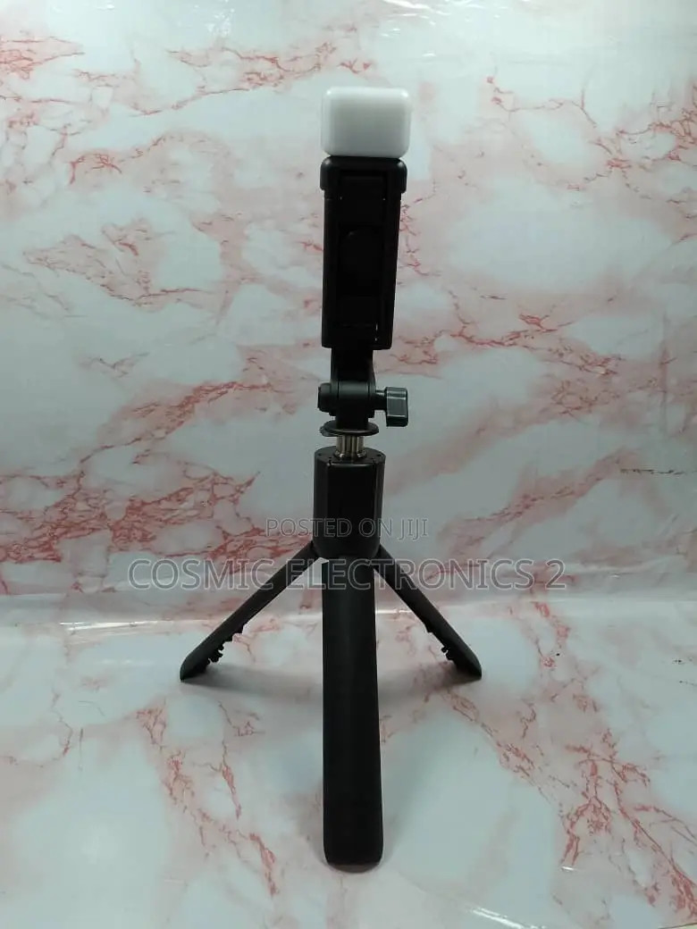 Bluetooth Selfie Stick Tripod, Full Light + Shutter Remote
