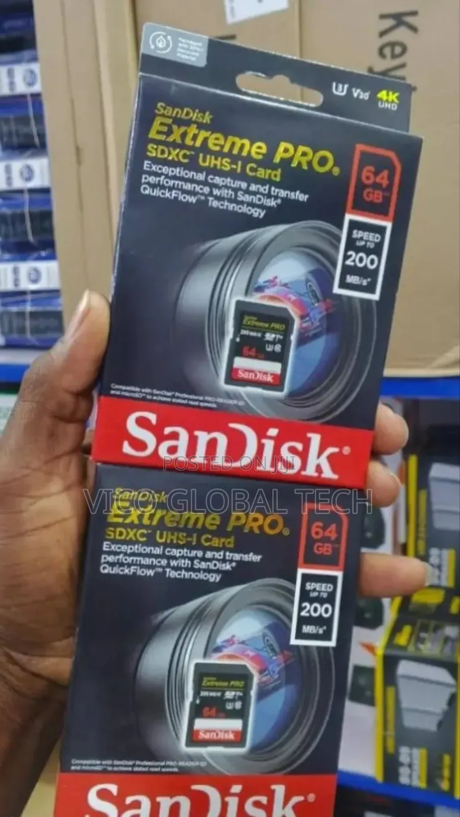Sandisk Extreme Pro Sdxc Uhs-i Memory Card 64gb