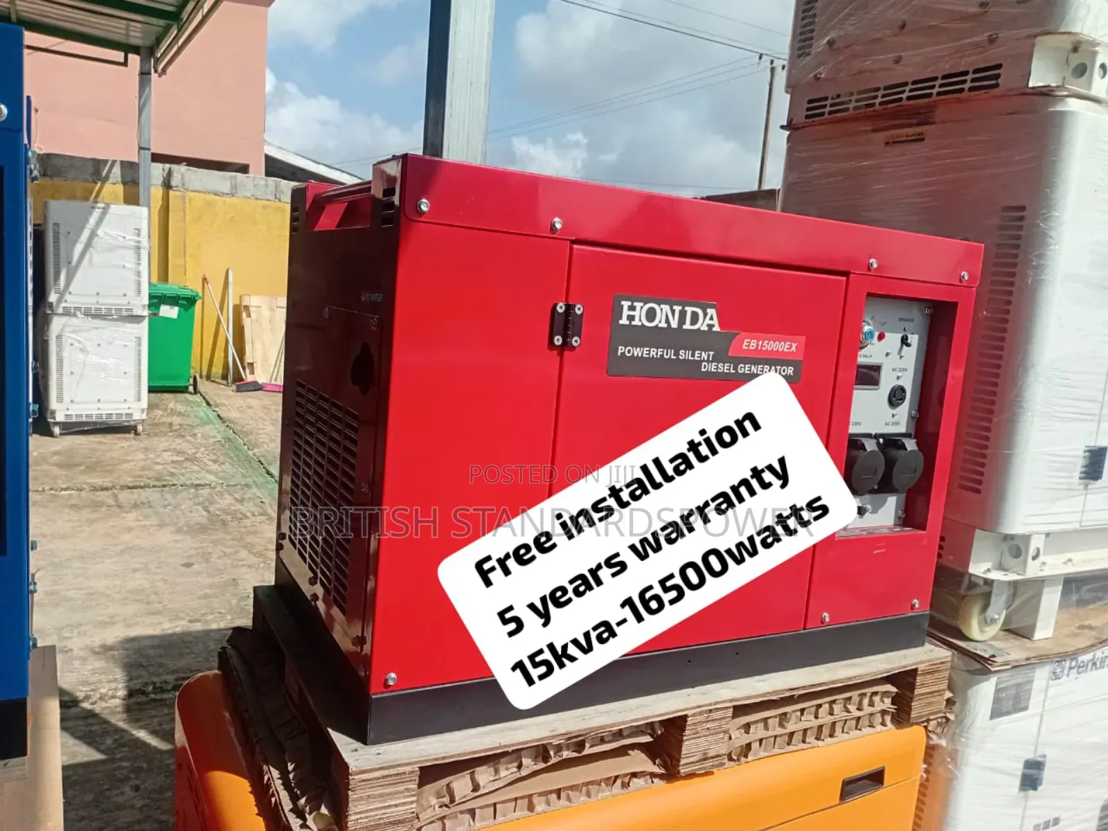 High Uptime Percentage 15kva Silent Diesel Genset