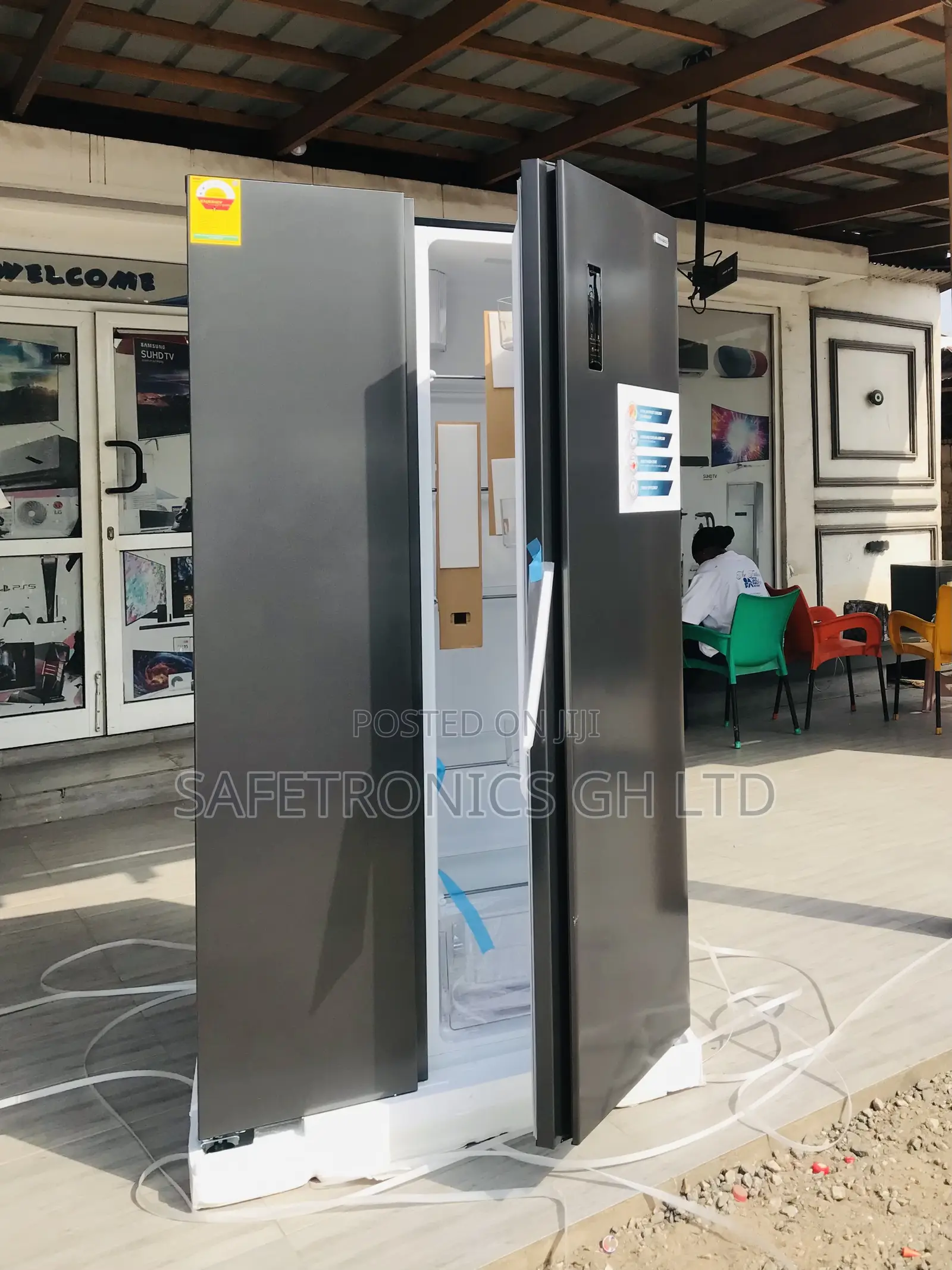 Choose Aquachill Sidebyside Grey 2 Doors Nasco Fridge