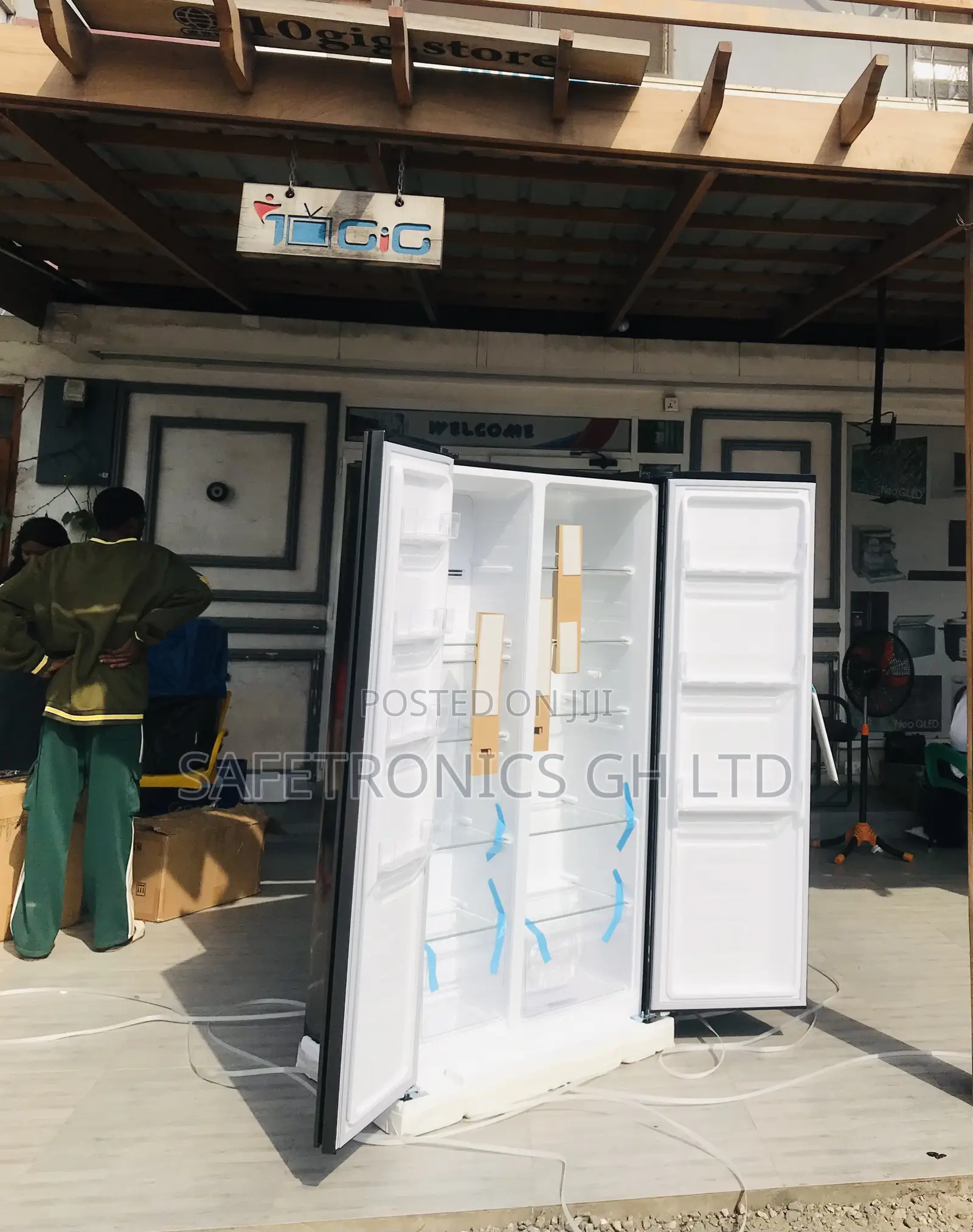 Order Premium Sidebyside Nasco Grey 2 Doors Fridge