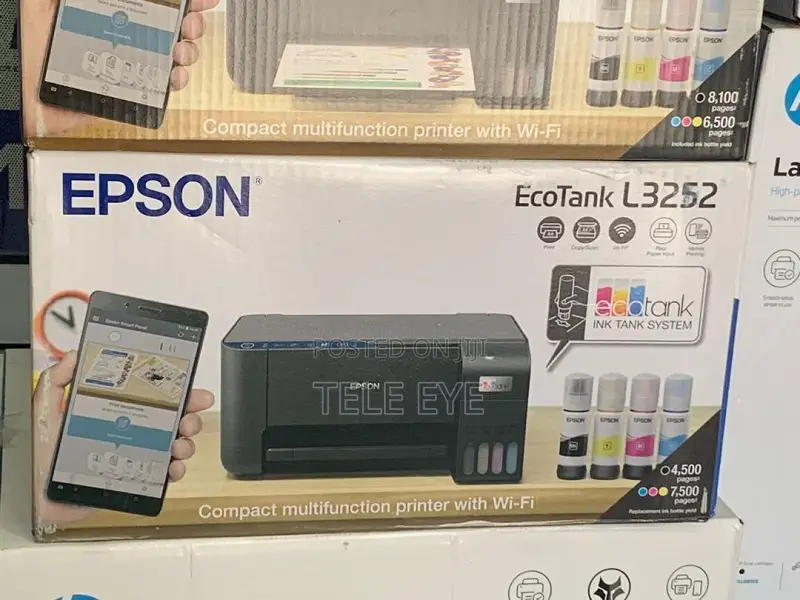 Epson Ecotank L3252 Print Scan Copy Colour Printer