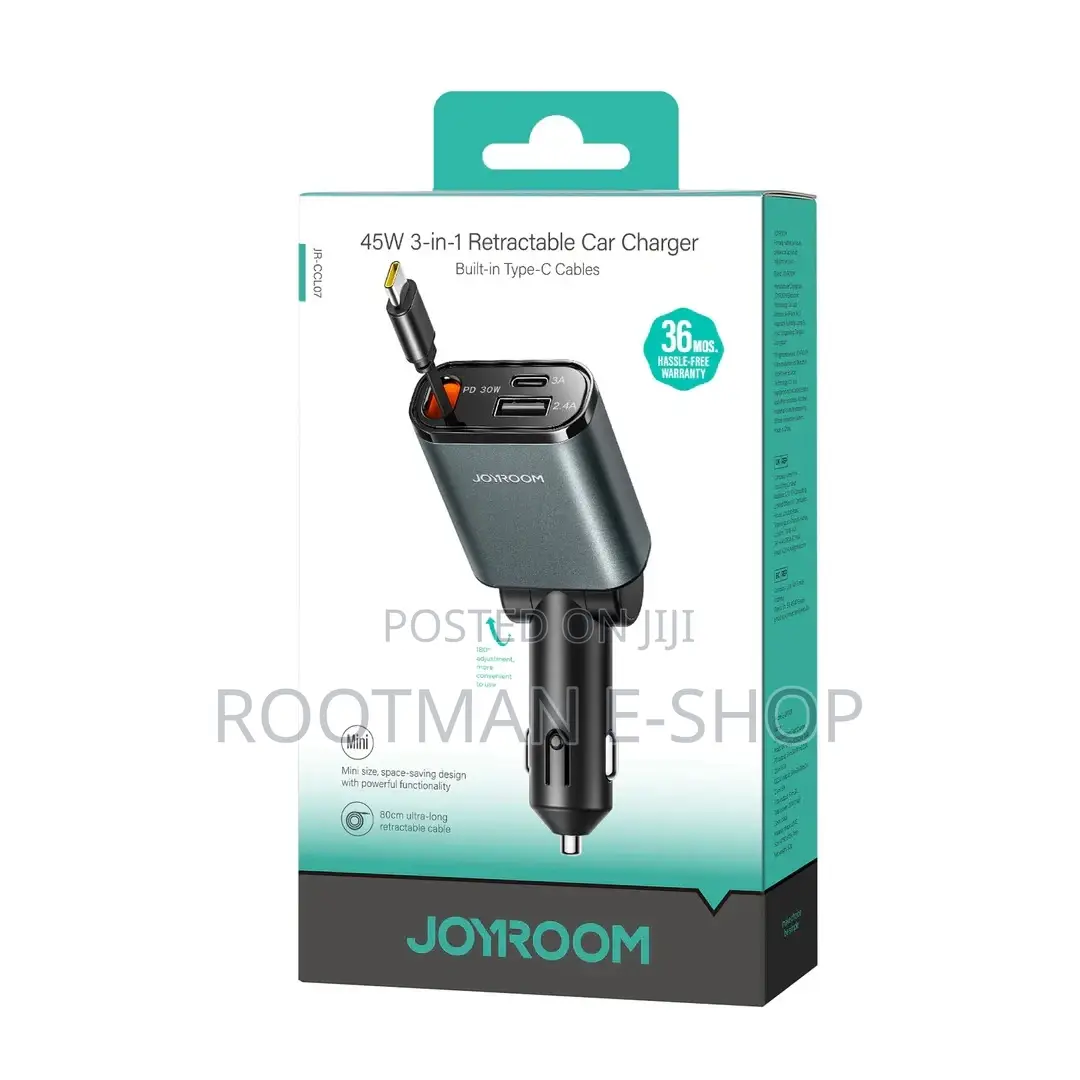 Joyroom 3-in-1 Car Charger