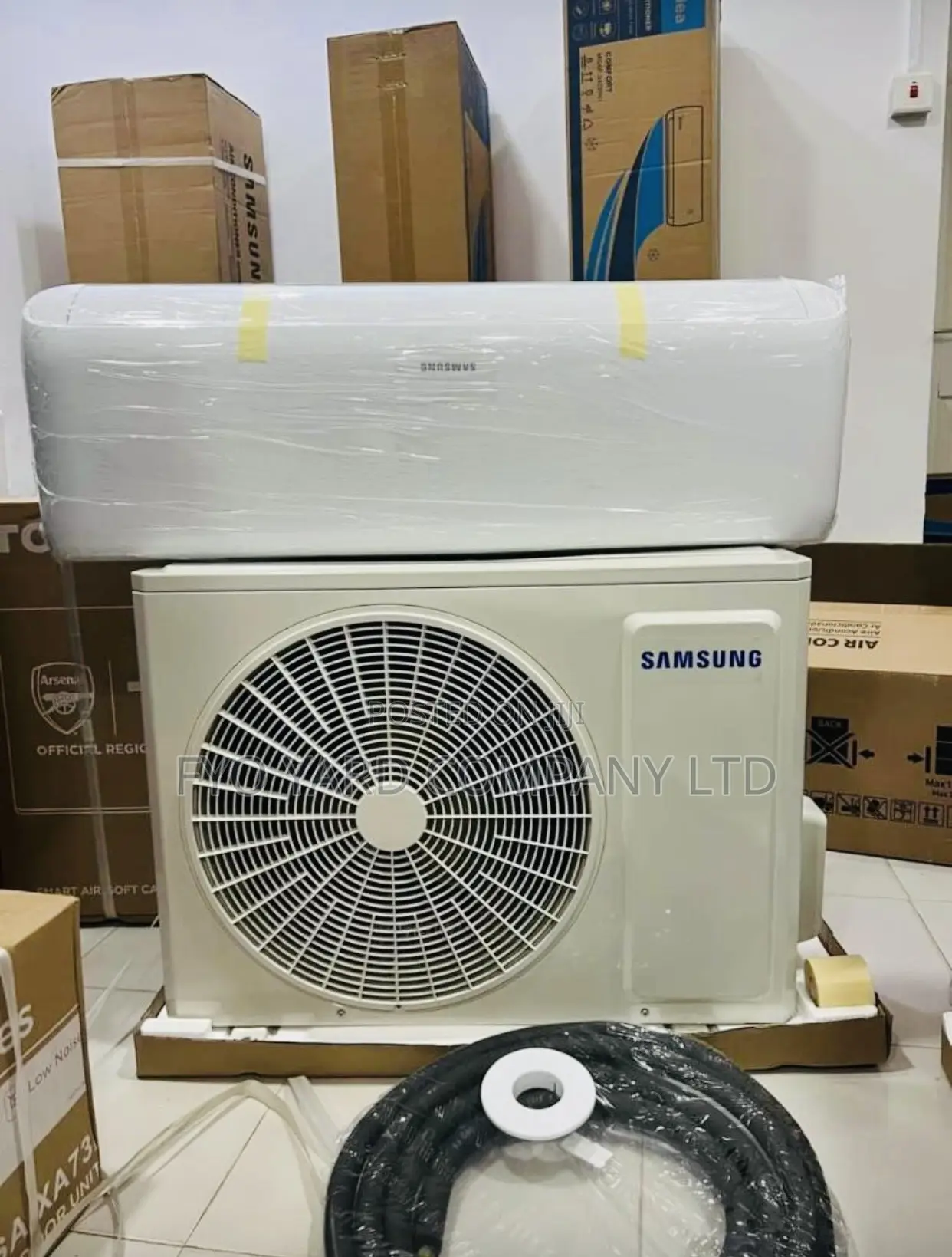 Powerful Air Flow Samsung 1.5hp Turbo Gas Cooling Ac