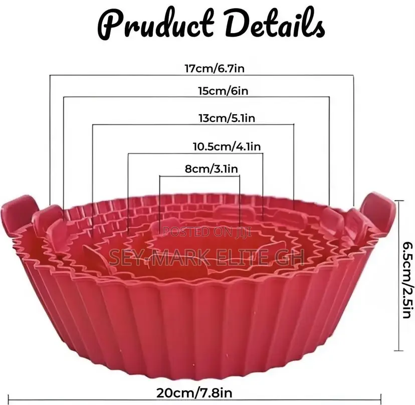 6 in 1 Airfryer Silicone Liner