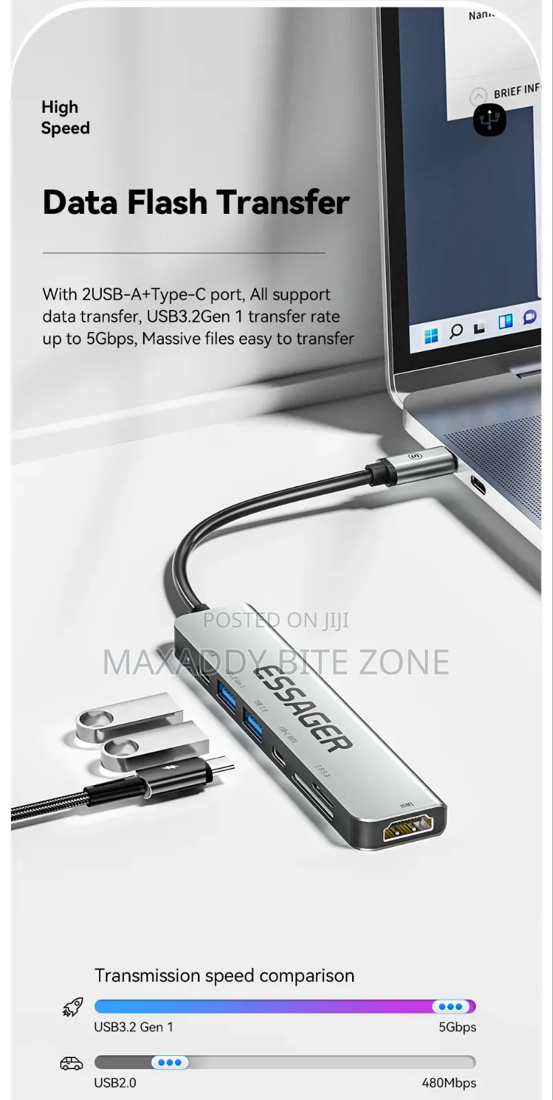 Essager Usbtype-C Hub