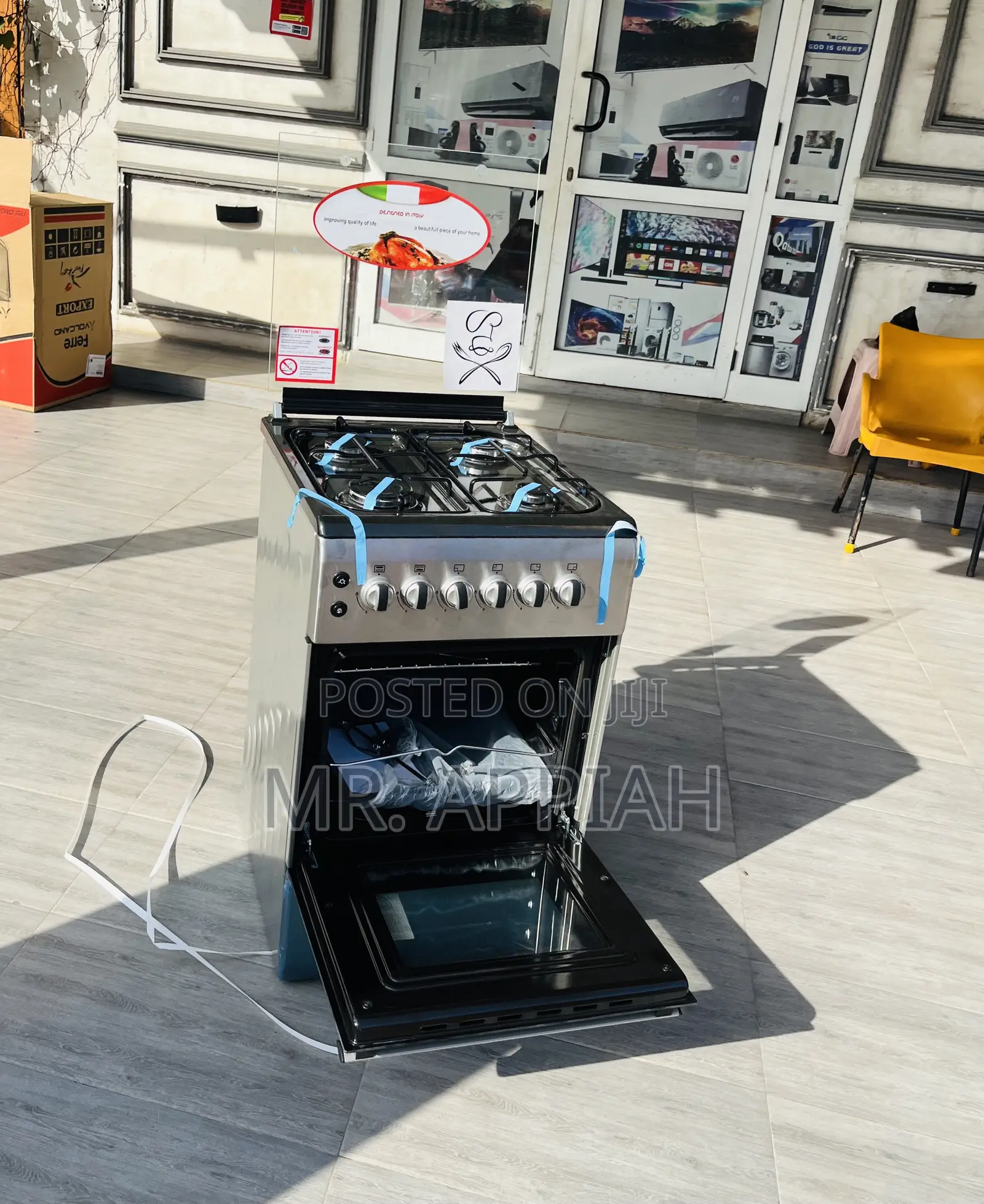 Premium Volcano 50x60 Gas Oven 4 Burner With Grill.
