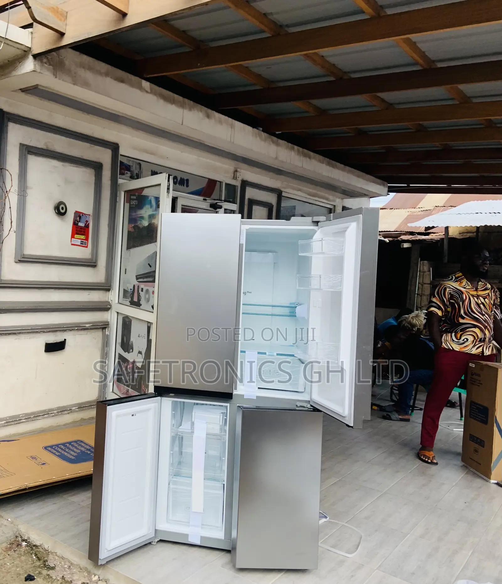Secure Classic Sidebyside Samsung Grey Fridge