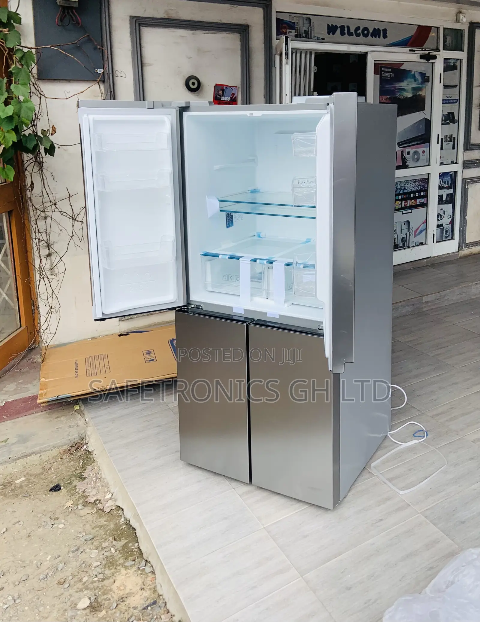 Classic Fast Sidebyside Grey Samsung 4 Doors Fridge