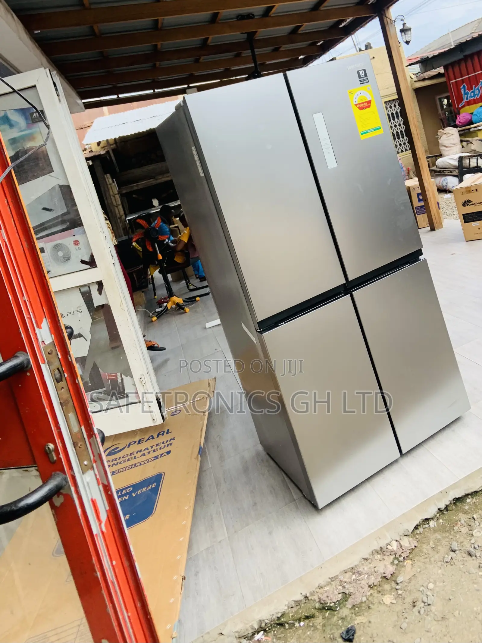 Shop Classic 4 Doors Sidebyside Samsung Grey Fridge