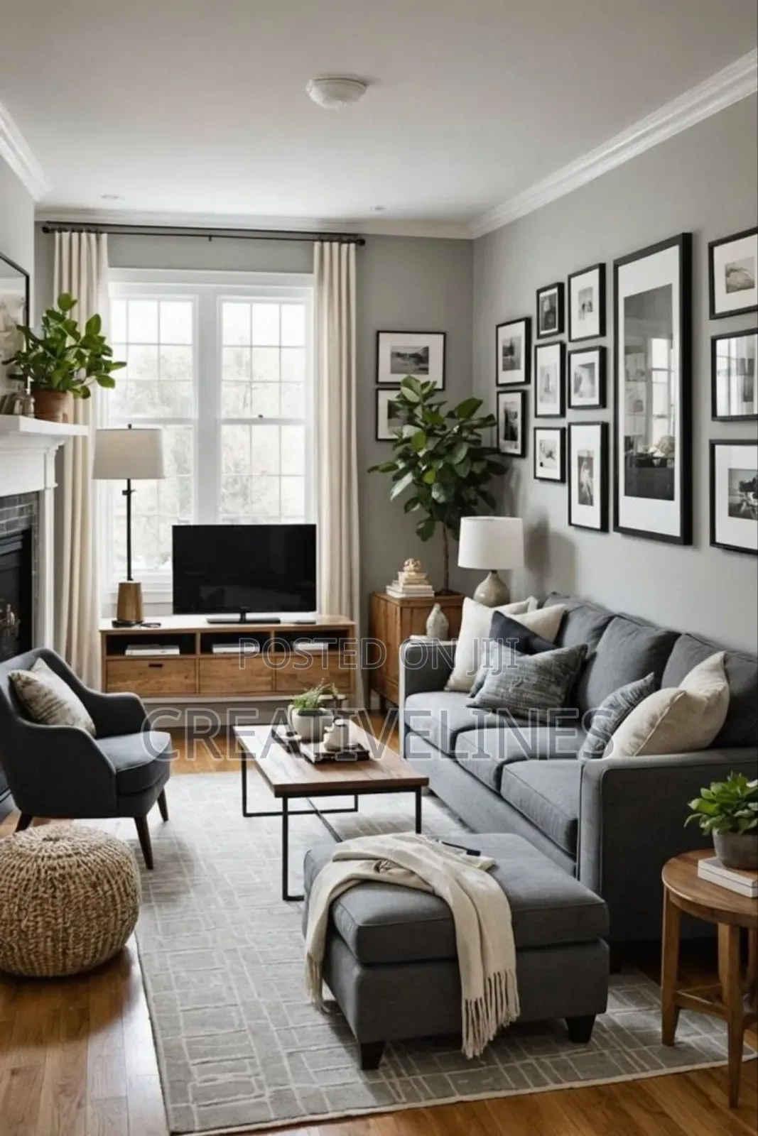 Liing Room Interior Dec