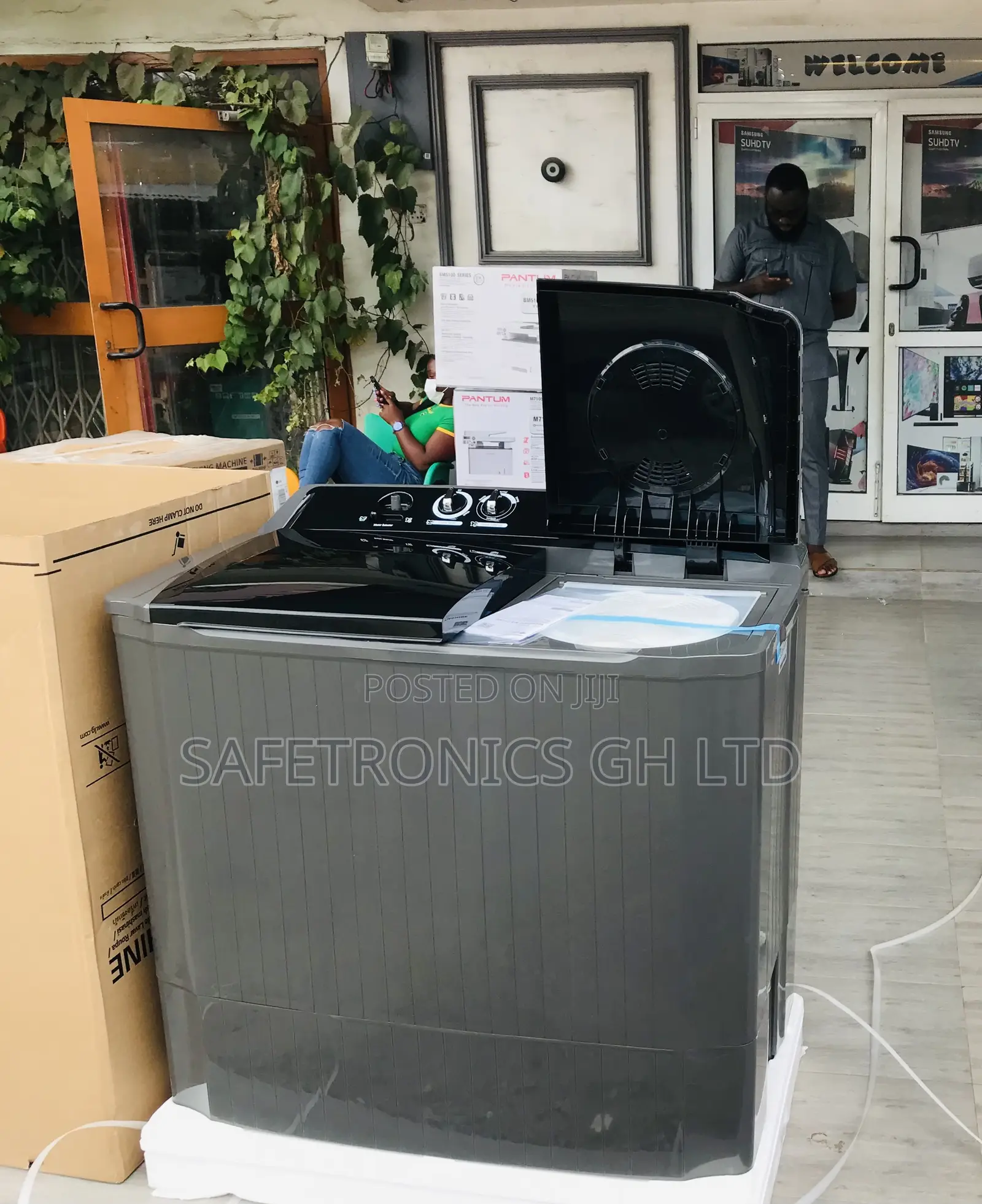 Original Grey Semiauto Lg Topload 18kg Washer